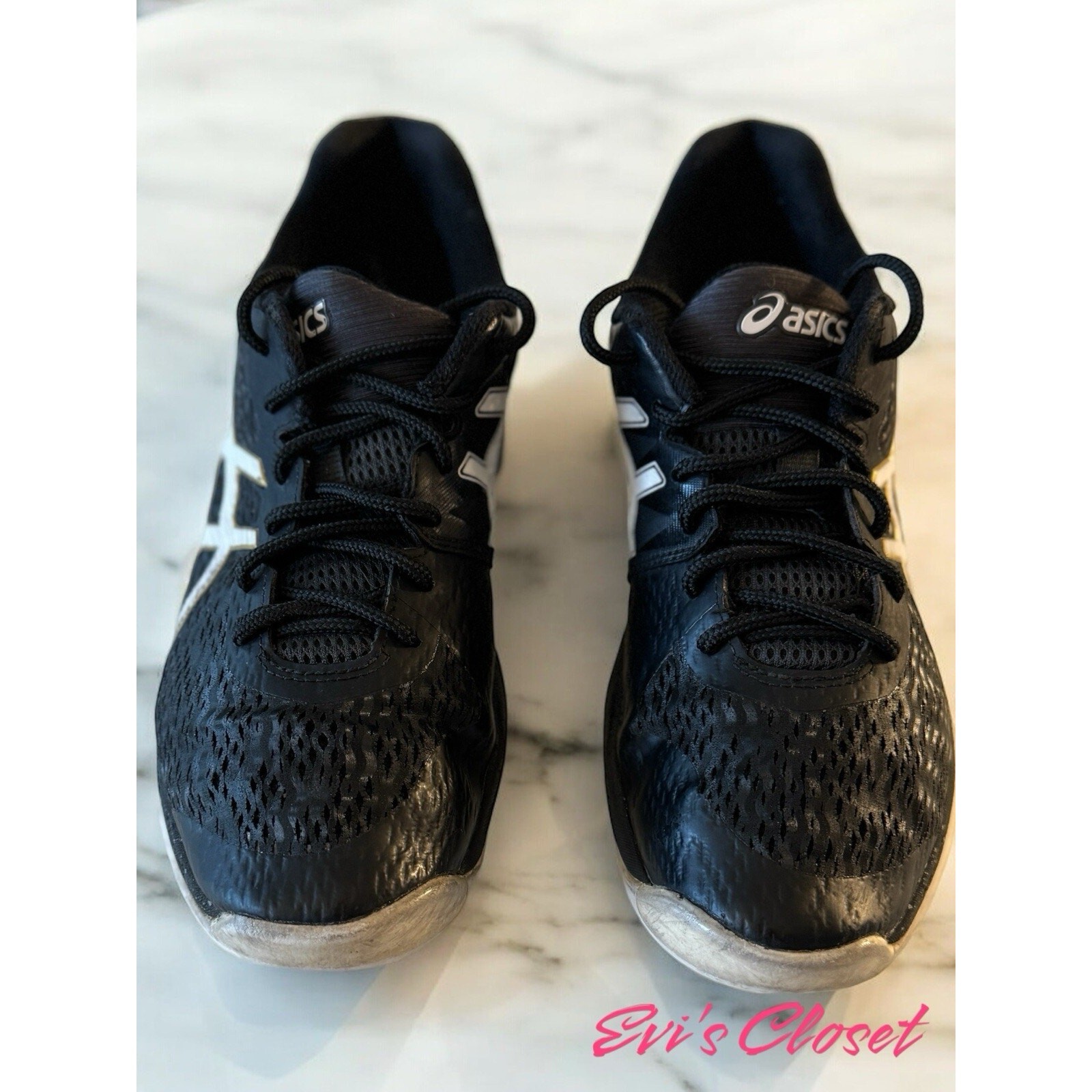 Asics Sky Elite FF MT Black Gold Sneakers Size 7.5 Basketball Court Performance