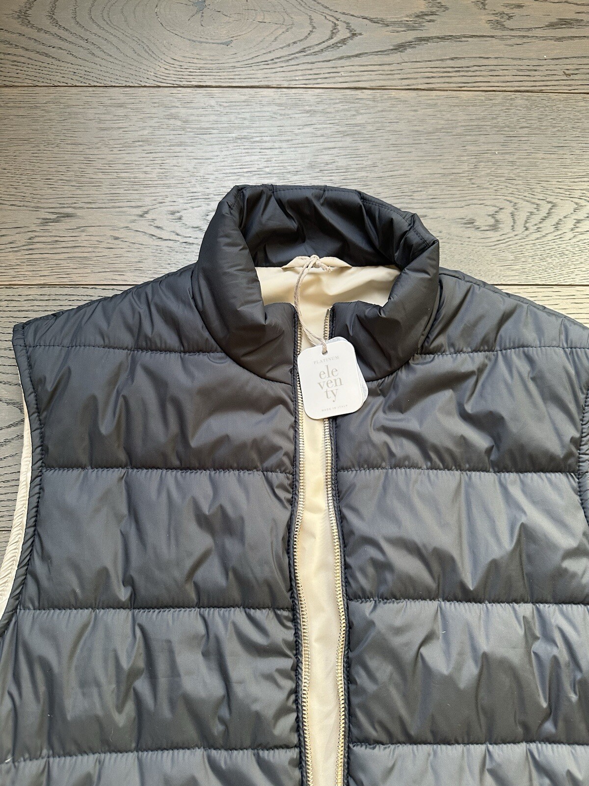 Eleventy Men’s Gilet Blue Jacket IT 56 (24in Pit to Pit) Fits like XL