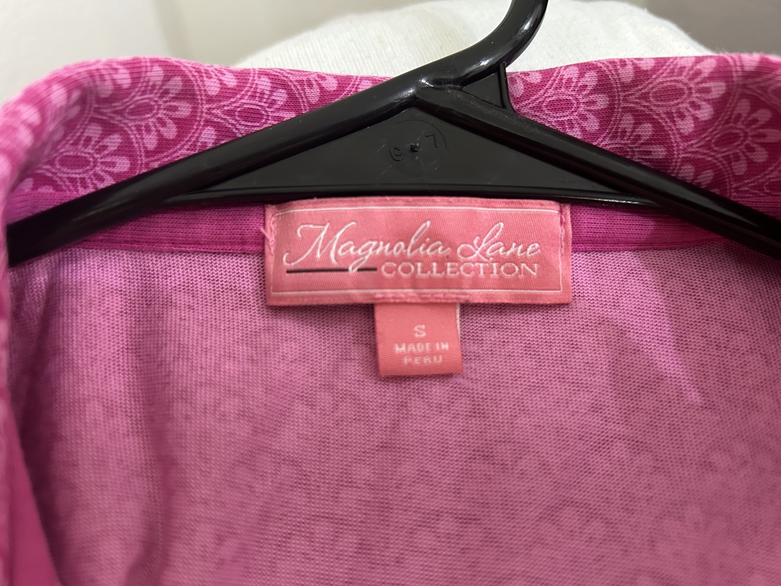 Magnolia Lane Polo Shirt Womens Small S Pink Masters Golf Sleeveless Augusta