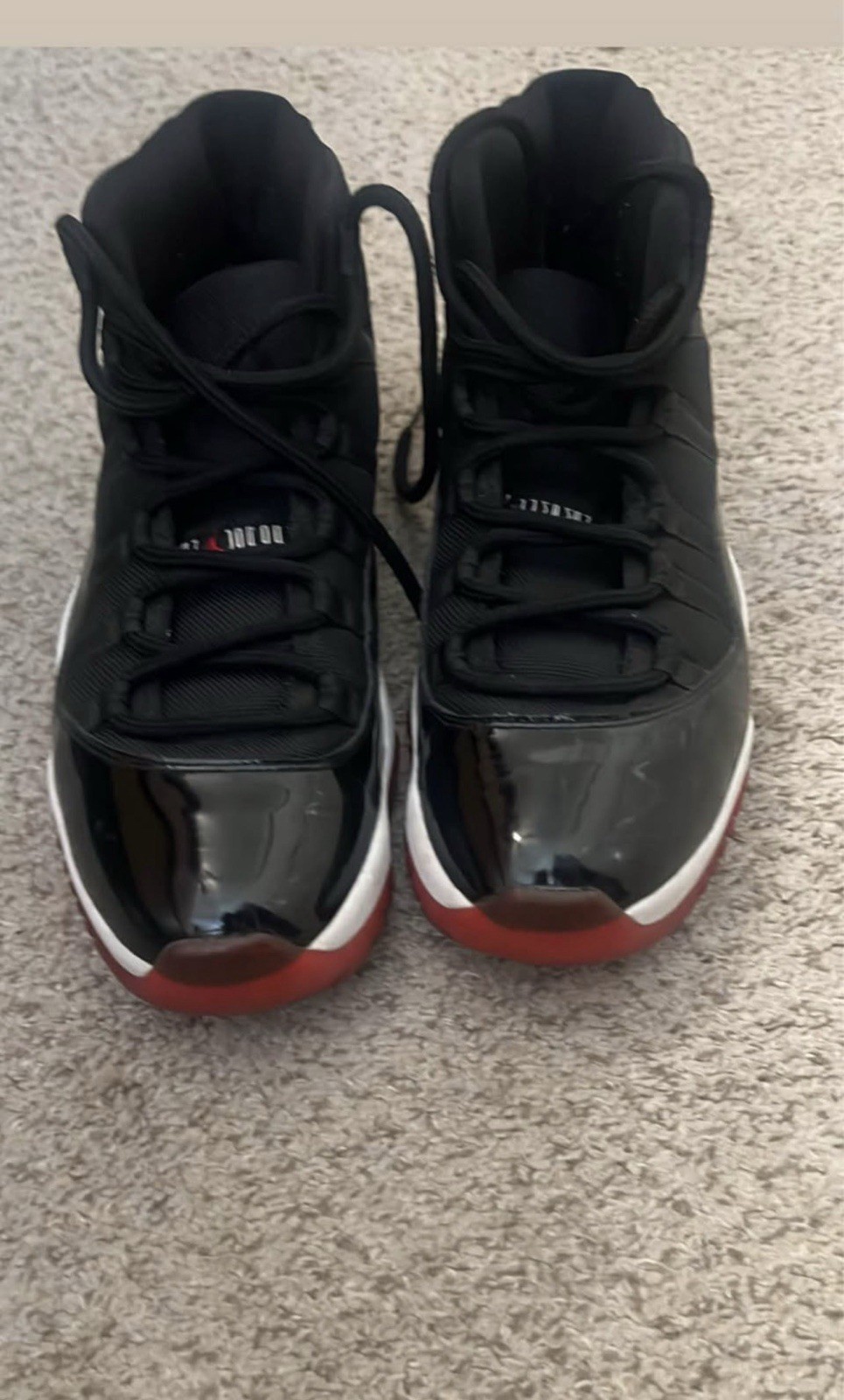 2012 Air Jordan 11 “Bred” Size 11 – Barely Worn, Great Condition