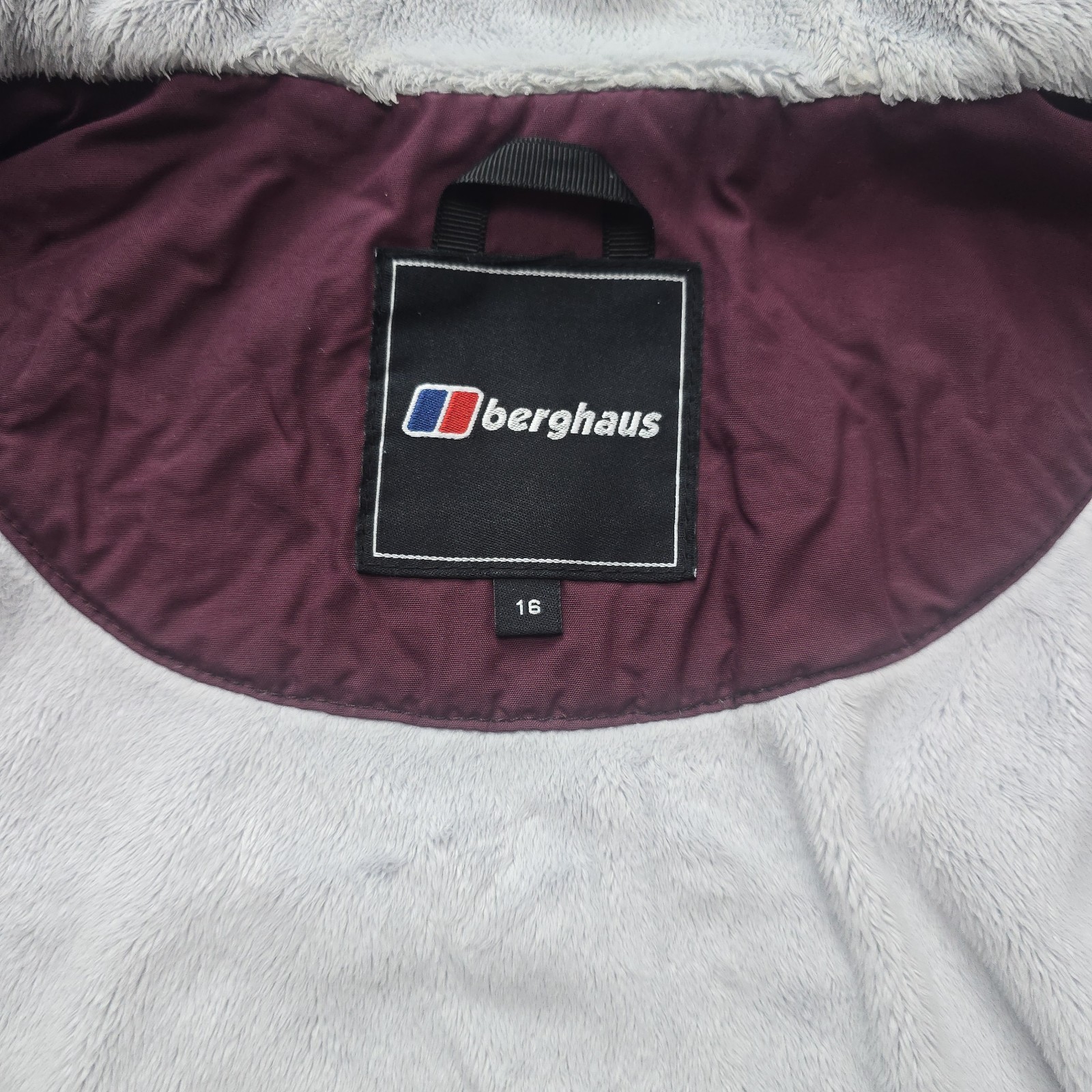 Berghaus AQ2 Waterproof Womens Jacket Lined Size UK 16 Outdoor Walking Hiking