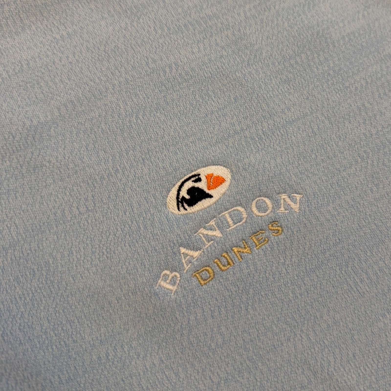Nike Golf Bandon Dunes Performance 1/4 Zip Pullover Shirt Mens XL Blue Dri-FIT