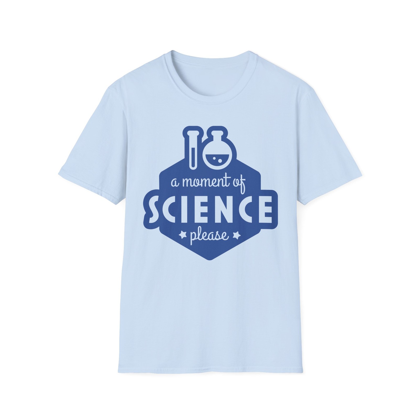 A Moment of Science T-Shirt (12 colors) Chemistry Beakers Tee, Gildan