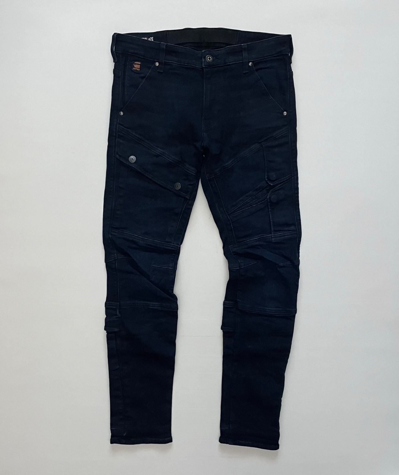 G-Star Airblaze 3D Skinny Jeans Men’s 32×31 Dark Blue Multi Pocket Cargo