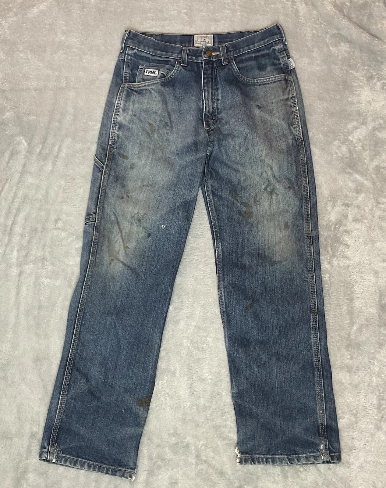 Tyndale FR Flame Resist Jeans Mens 30 X 32 Blue Relaxed Fit Carpenter F290T ARC