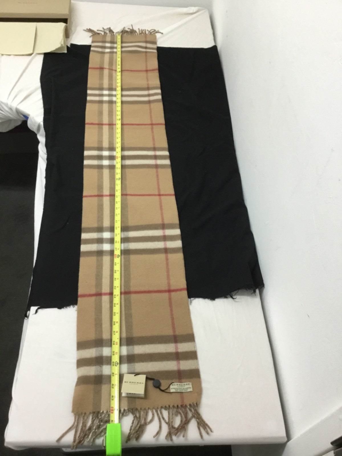 Burberry, Classic Giant Icon Check Cashmere Scarf, 64x 11.5 in, (SR675)
