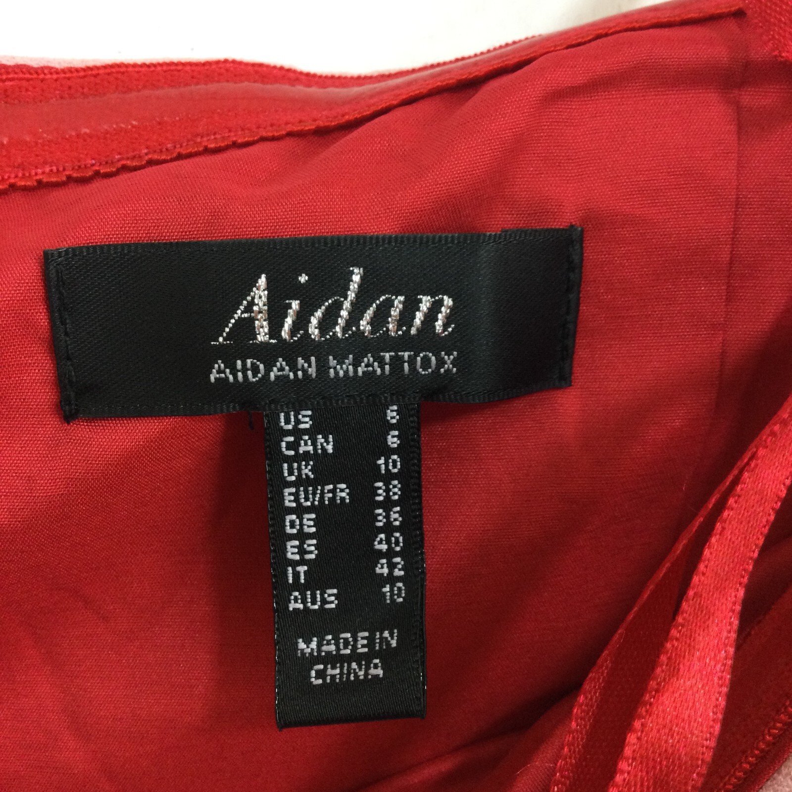 Aidan by Aidan Mattox Women Off-the-Shoulder Flounce-Trim Crepe Cocktail Dress 6