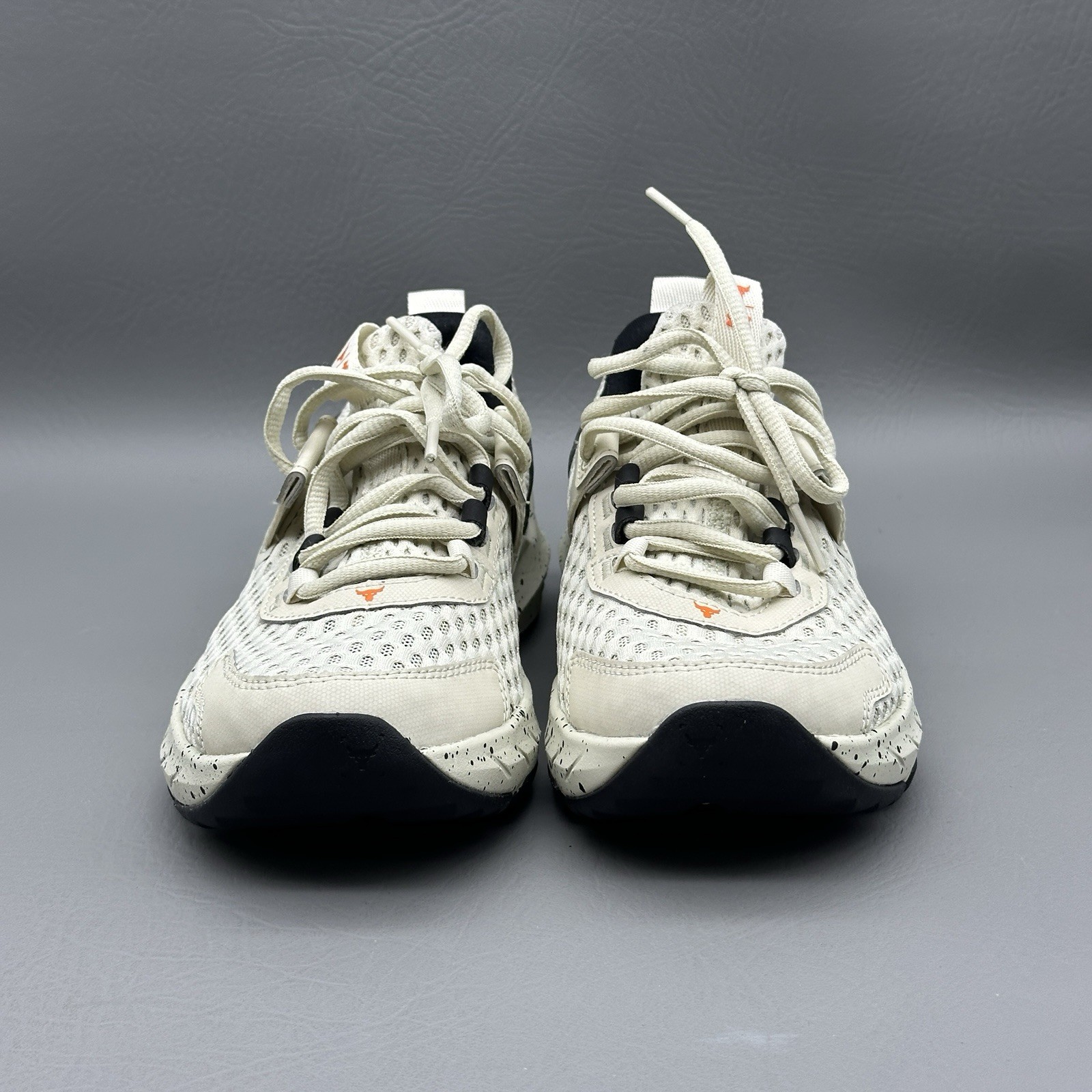 Under Armour Project Rock BSR GS Silt Speckled Boys Size 4 Training Shoes EUC