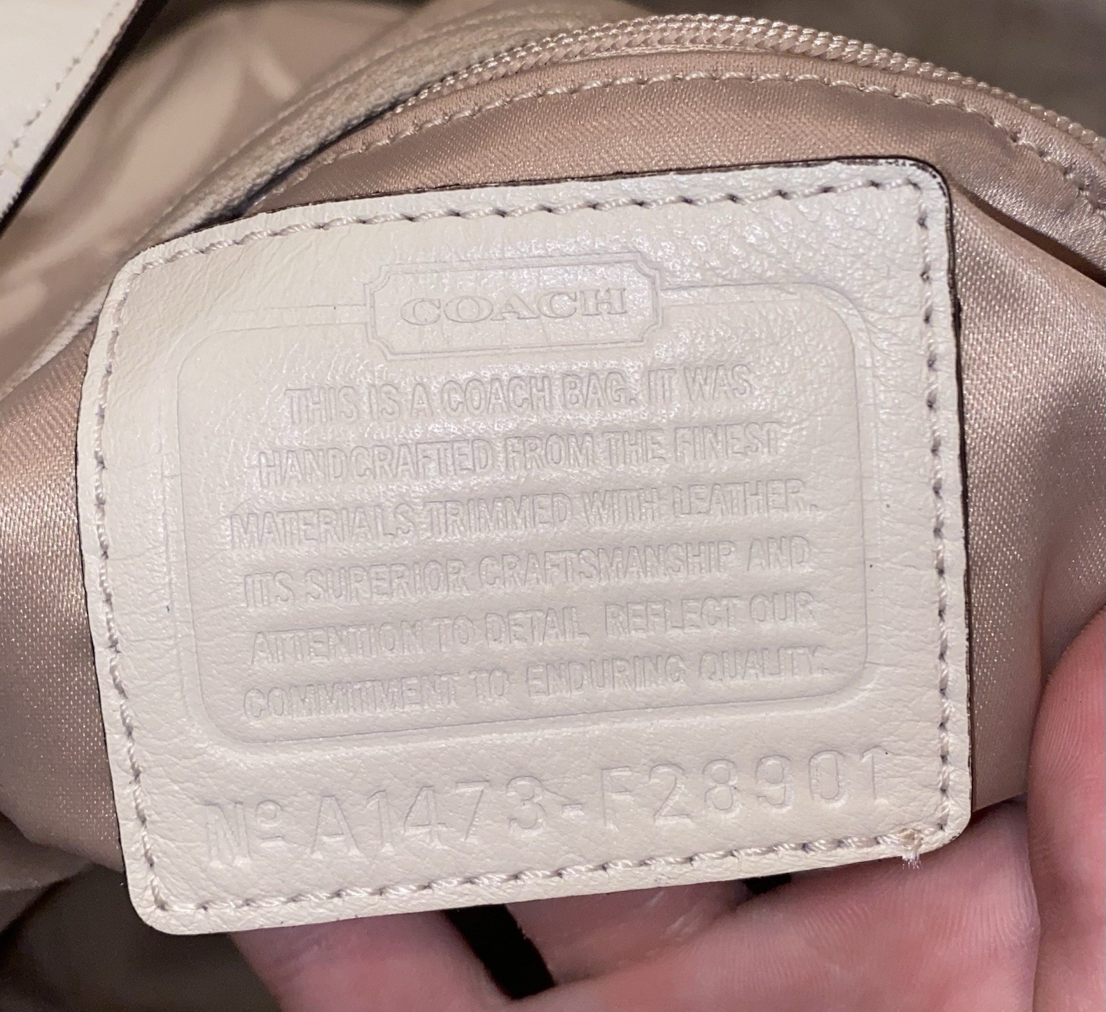 Coach Signature CC Monogram Izzy Campbell Satchel Crossbody Shoulder Bag Purse