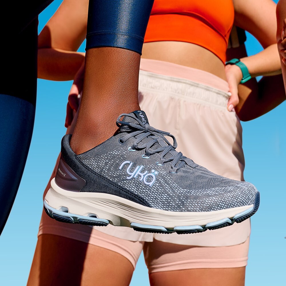 Ryka Women’s Devotion X Comfortable Walking Shoe, Folk Blue, Size Options