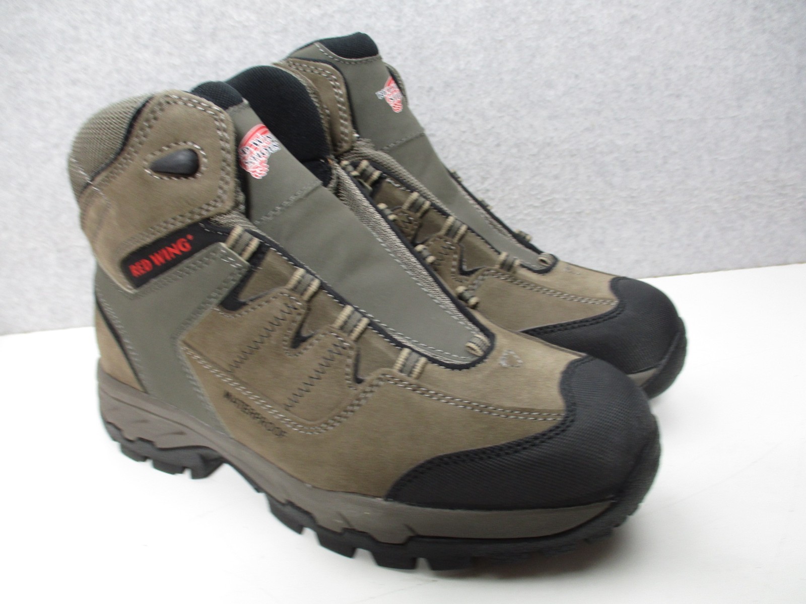 Red Wing Steel Toe Boots Waterproof 6670 Brown Work Mens Sz 11.5 D