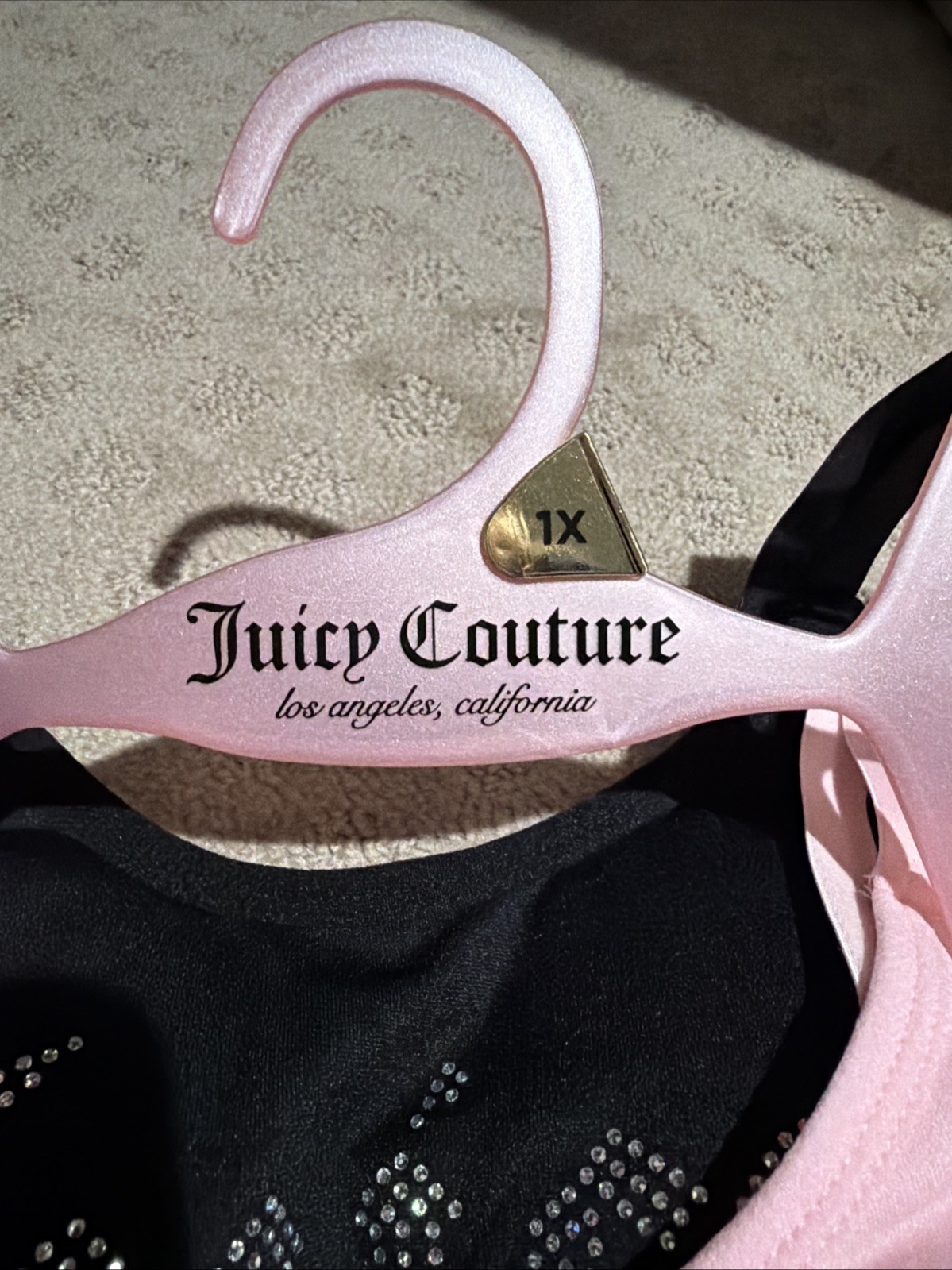 Juicy Couture Intimates 3pk Rhinestone Bra/Bralette Set. Sz 1X. NWT!