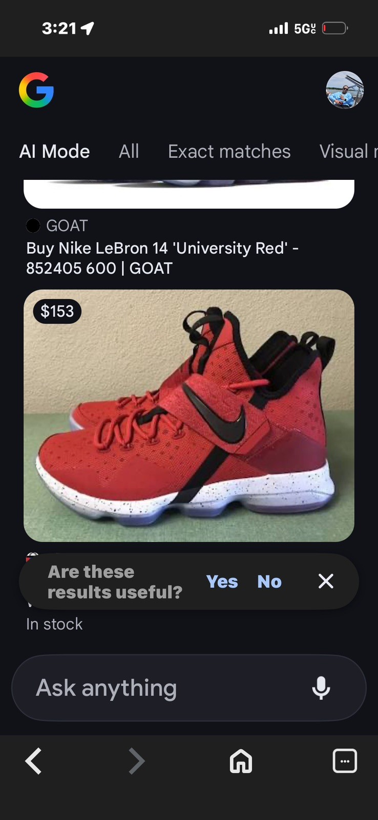 Nike LeBron 14 University Red Black White High Top Sneaker 852405-600