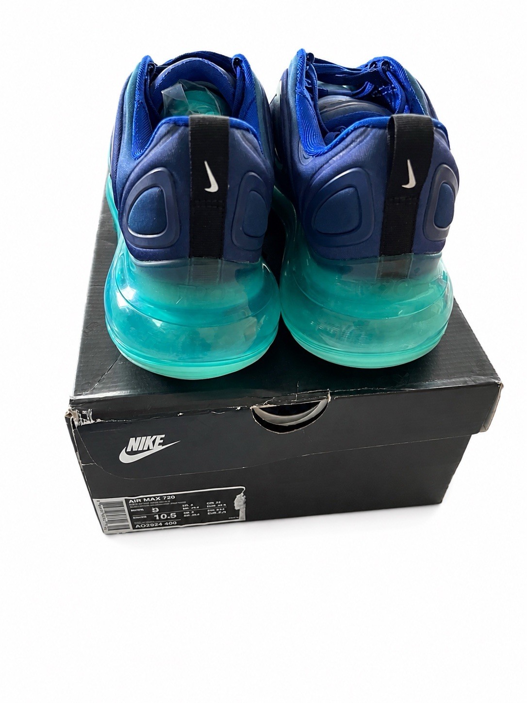 Nike Air Max 720 Sea Forest Men’s size 9 women’s 10.5 Excellent Condition !