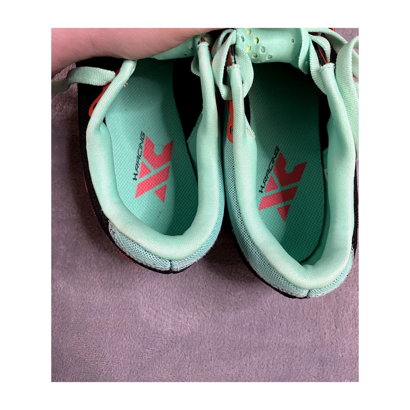 Under Armour XC Racing Track Spikes Unisex Size M9 / W10.5 Black Mint Neon Red