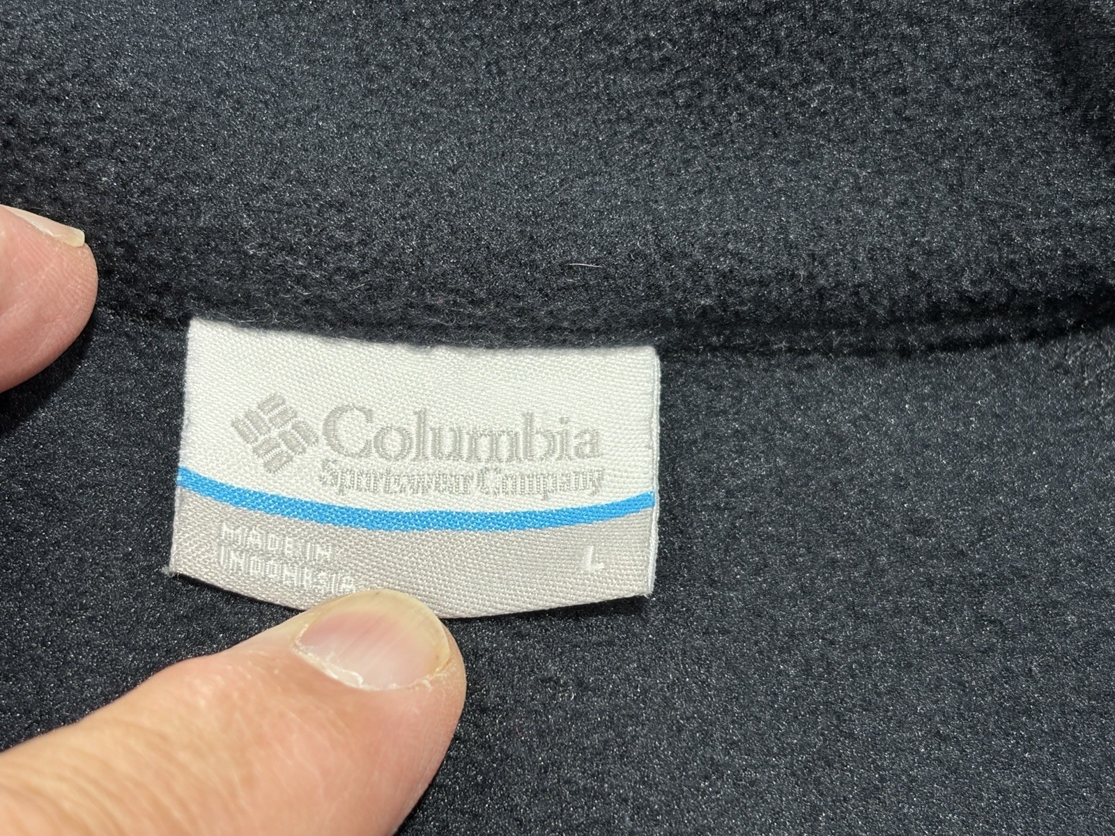 Columbia Women’s Fast Trek II Full Zip Fleece Navy Large Jacket 714