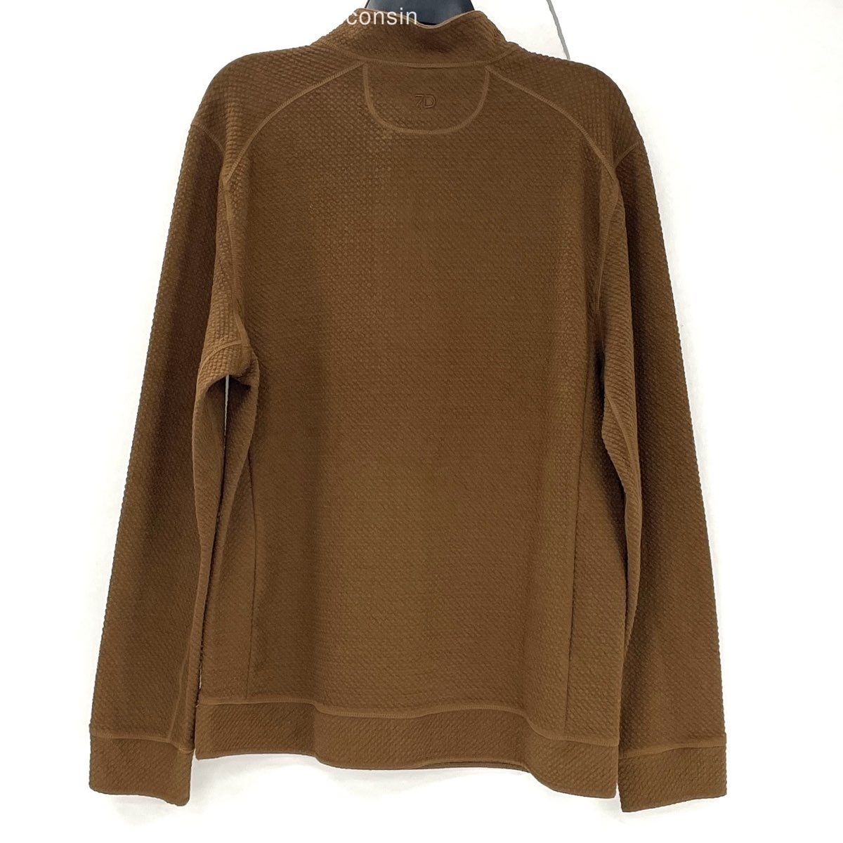 7 Diamonds Camel Brown Restoration Performance Quarter Zip Sweatshirt Men’s Sz M