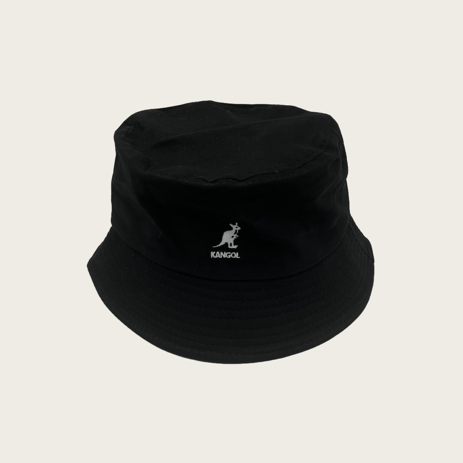 Kangol Bucket Hat Cotton Washed Flat-topped Hat