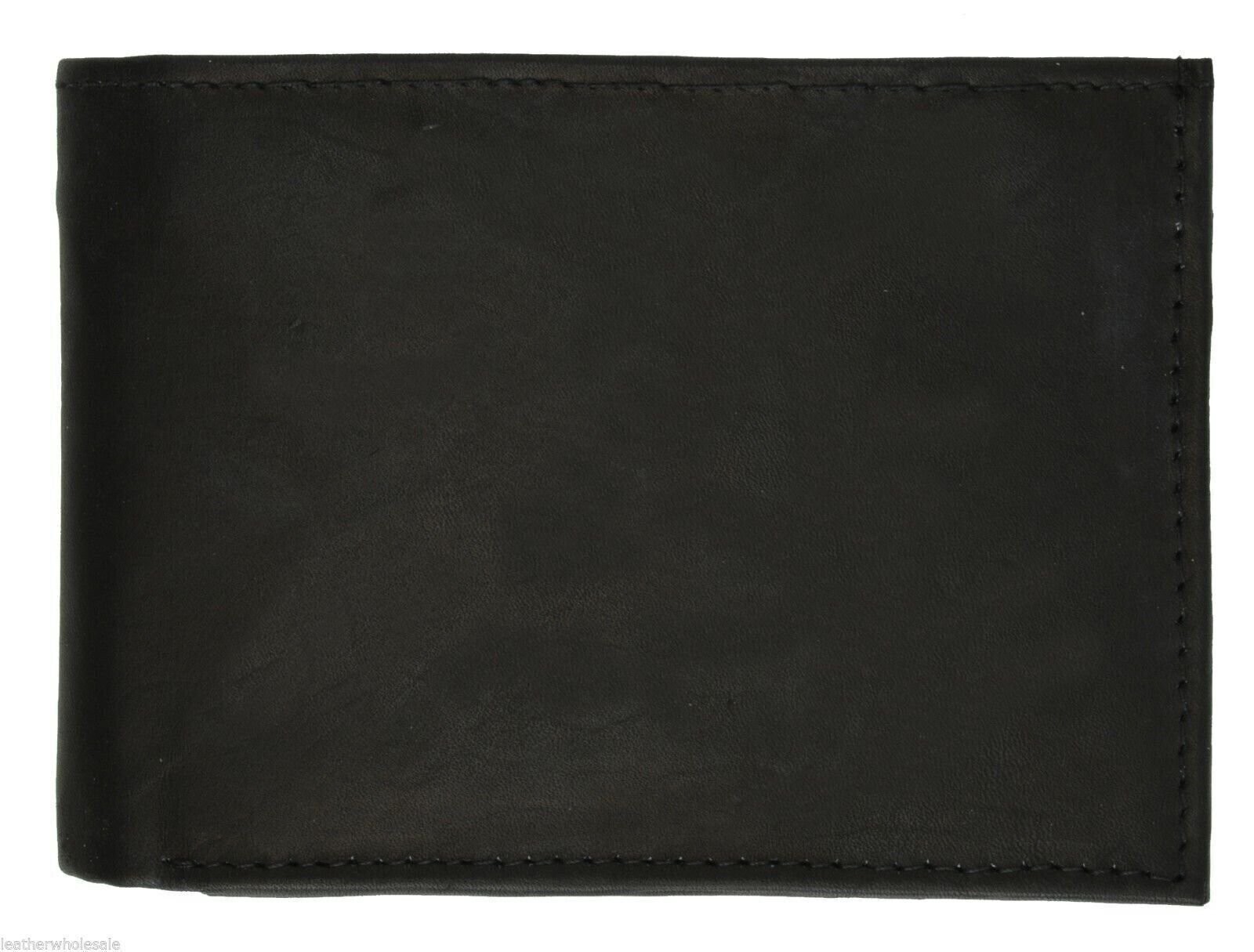 Marshal� BiFold Double Bill 2 ID Window 6+ Credit Card Wallet Black Men’s Wallet