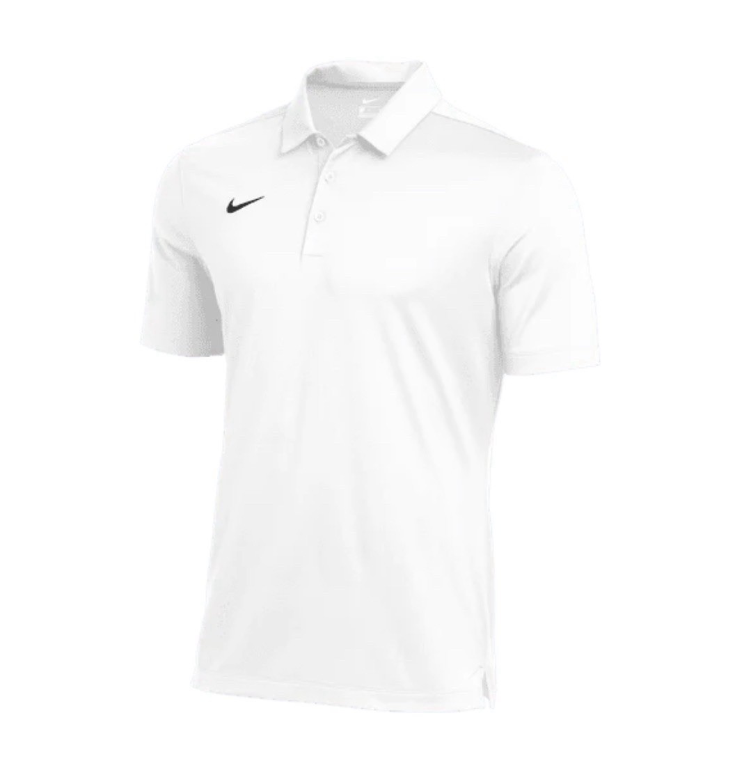 New NIKE DriFit White Dry Franchise Athletic Polo Shirt Mens XXL CI4470-100