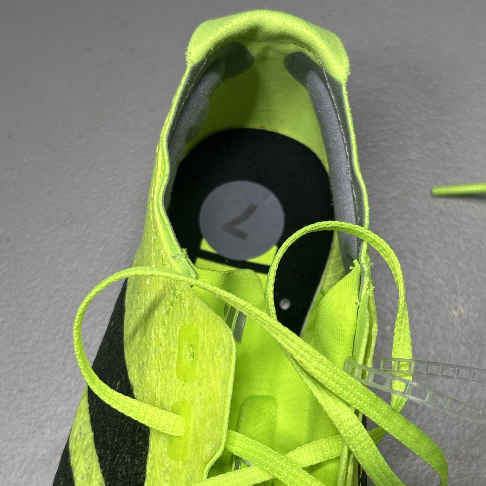 Size 7 – adidas Adizero Prime SP 3 Strung Lucid Lemon Black IH5800 No Spikes