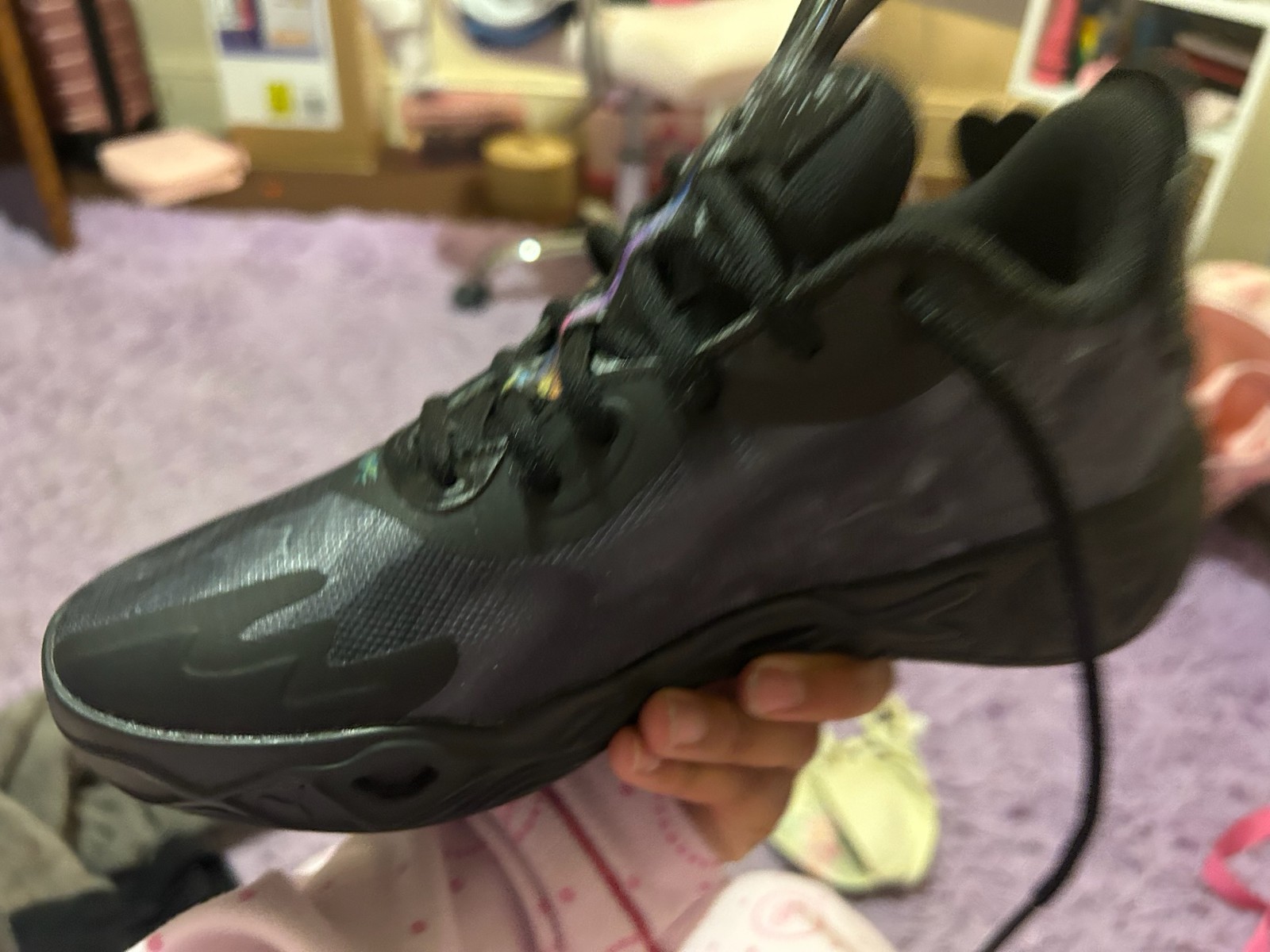 Size 4.5 – Puma MB.04 Lo Team Black Dark Amethyst