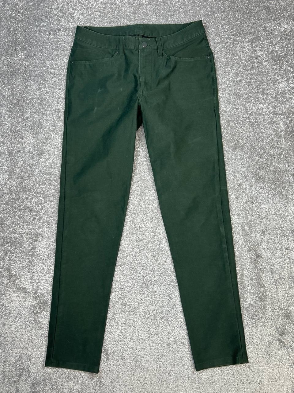 Lululemon ABC Utilitech Pants Mens 30 Green Chino Slim Fit Abrasion Resistant