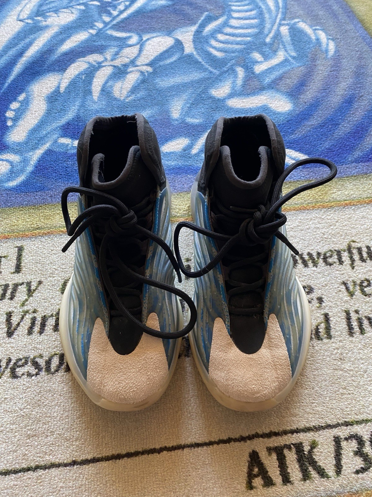 Adidas Yeezy Boost QNTM BSKTBL Quantum Basketball Frozen Blue Men’s Sz 8.5