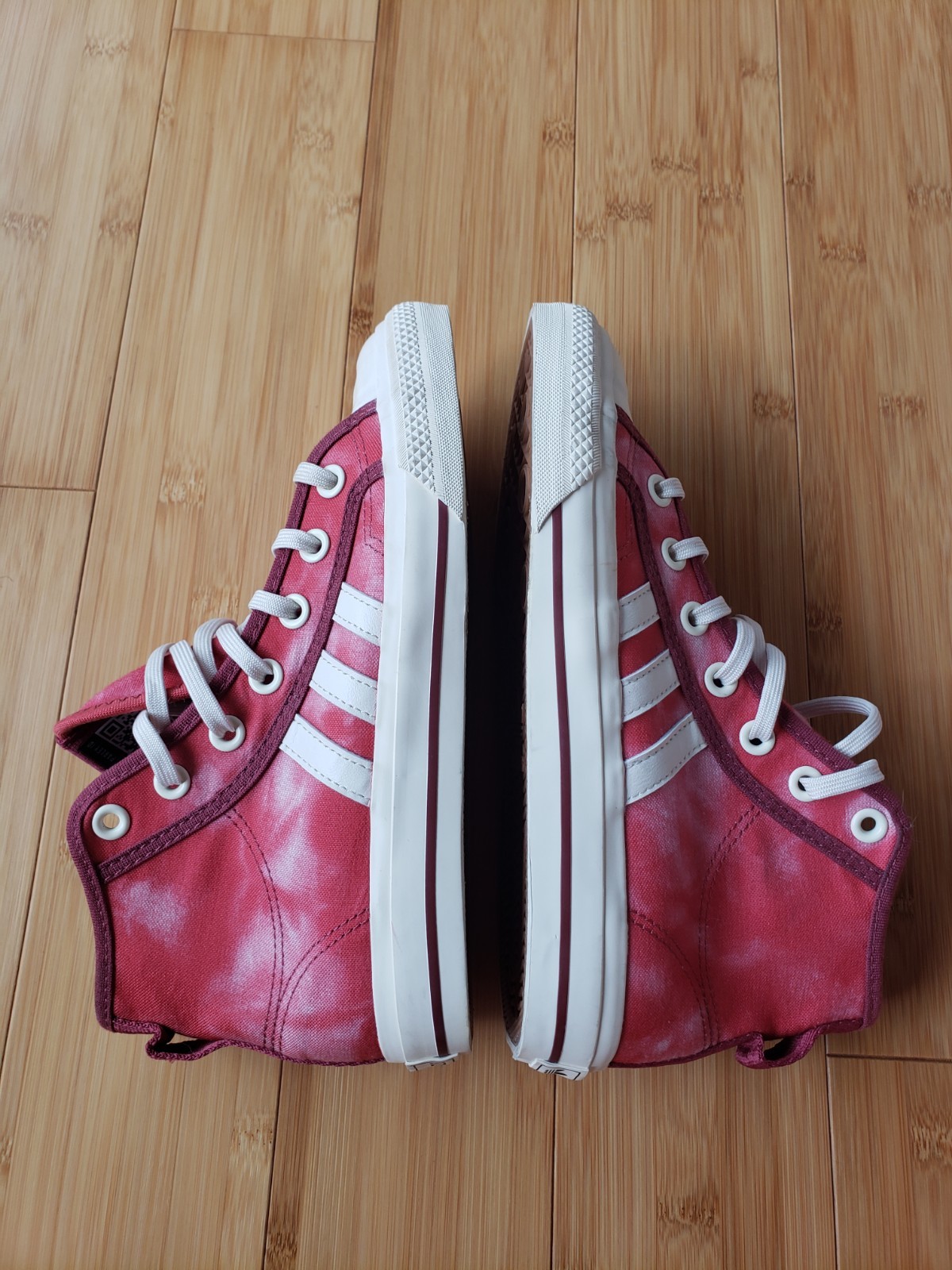 Adidas Originals Nizza Hi RF Bleached Crew Red/Wonder White GX4585 Mens 6 NWOB
