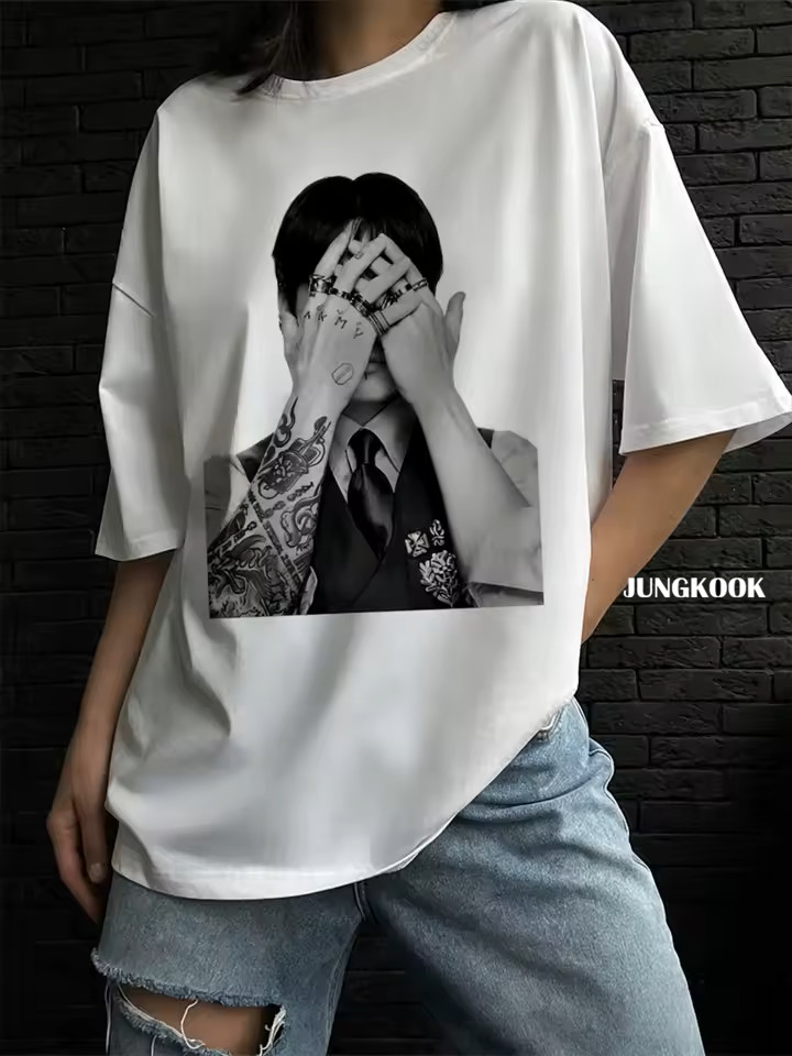 BTS K-Pop 2026 World Tour T-Shirt Concert Fan Merch