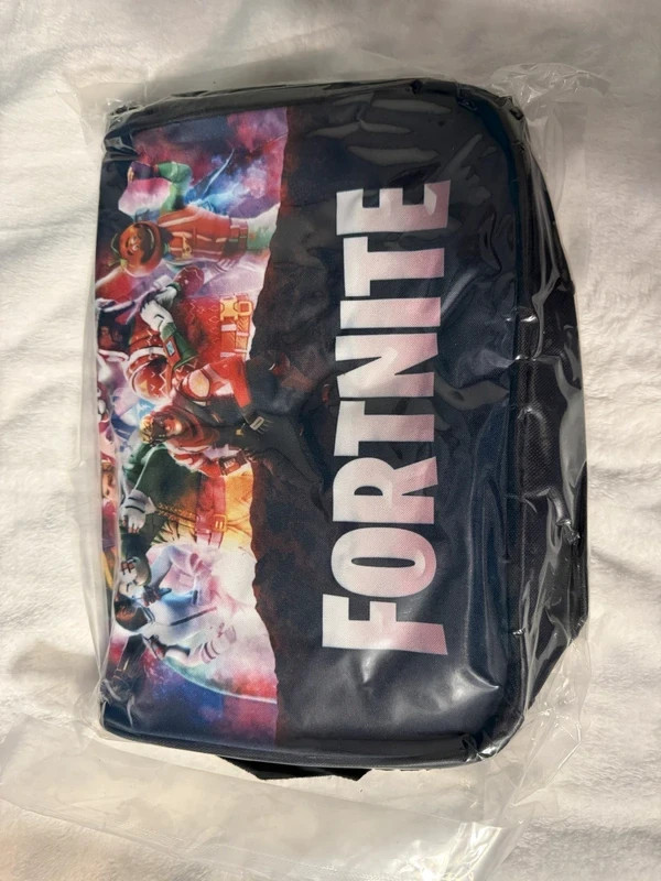 Fortnite Character Backpack 17.5”L Side Pocket For Water Bottle