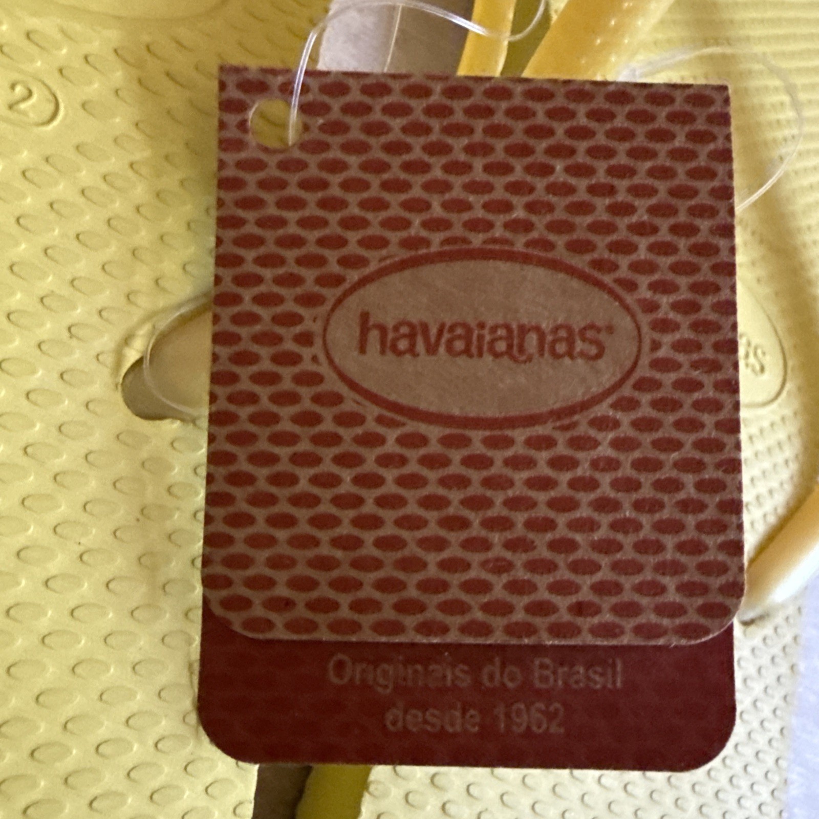 Havaianas Slim Classic Yellow Flip Flops 41/42 – New
