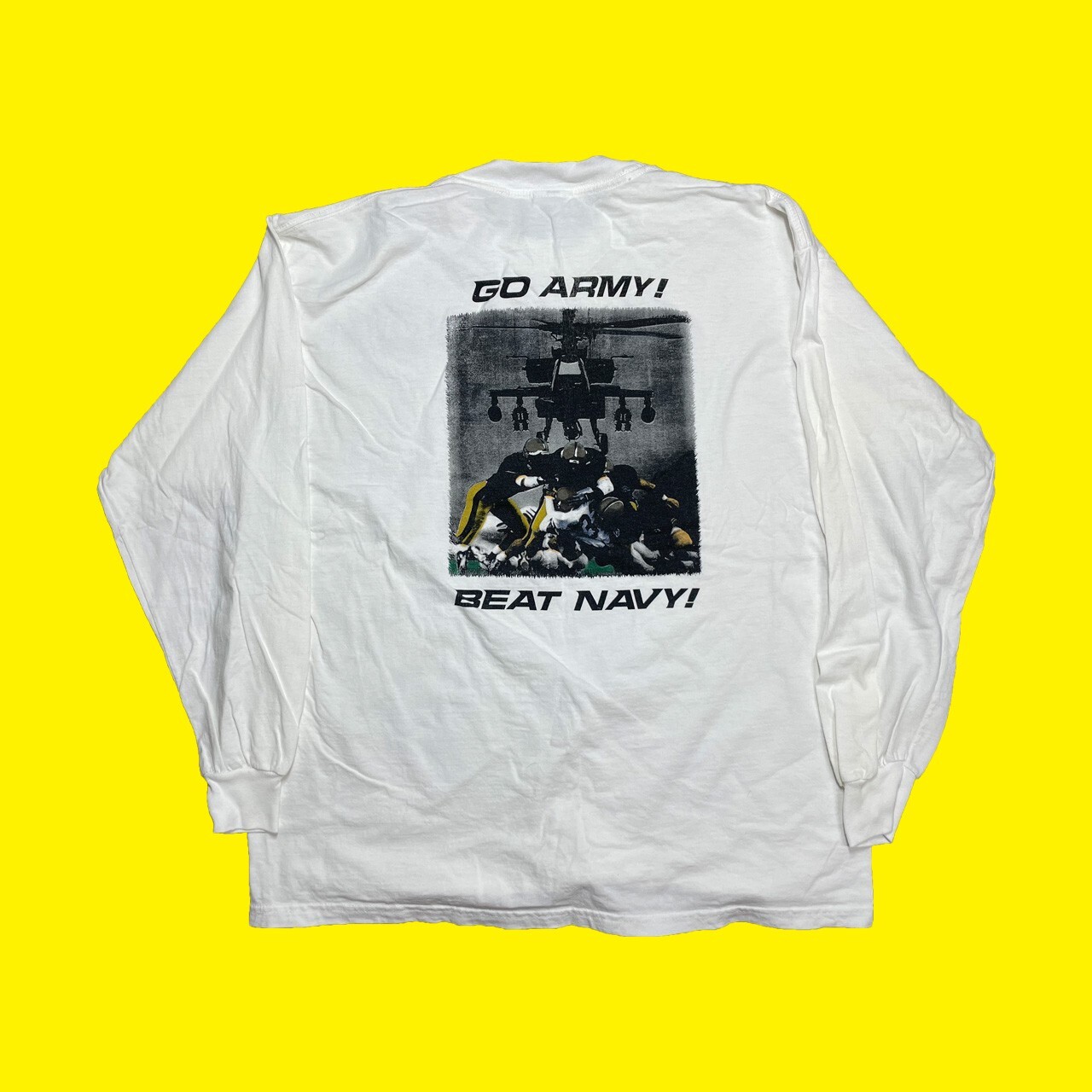2000 Army vs Navy Football Baltimore Gameday Vintage White T-Shirt XL