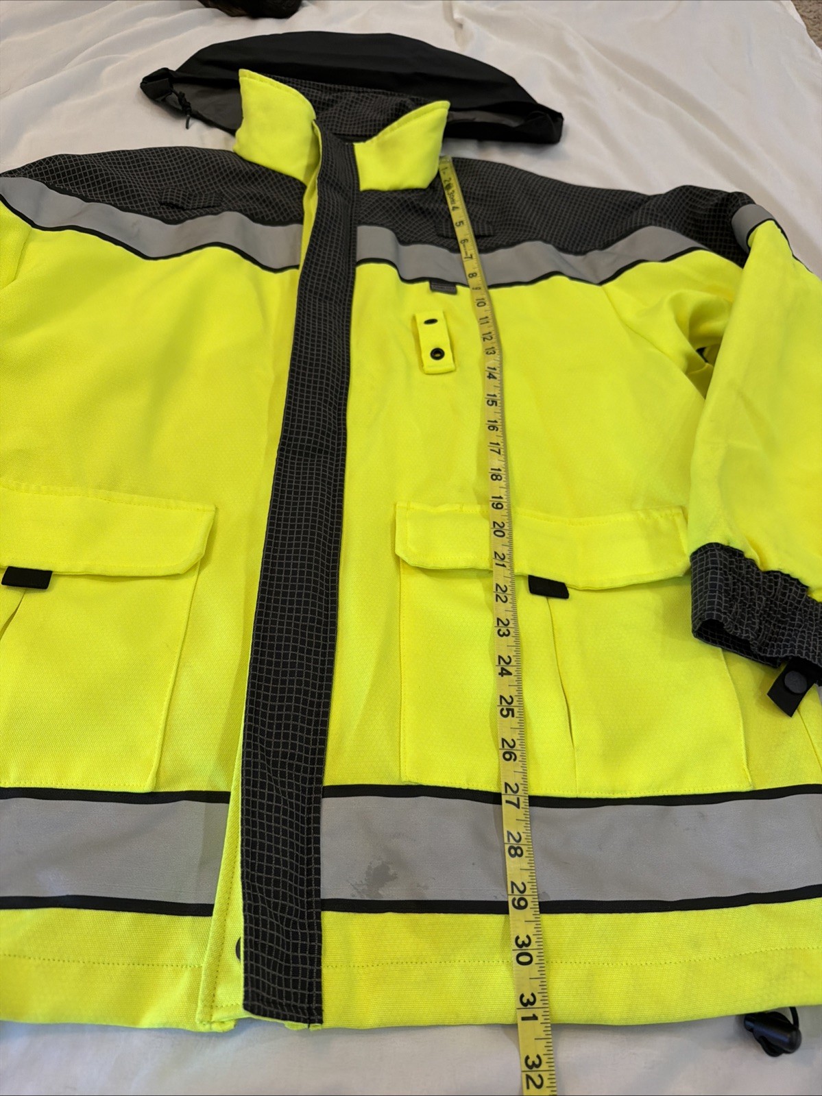 Blauer 9840Z Emergency Response Jacket Hi-Vis Yellow Black Crosstech Coat Large