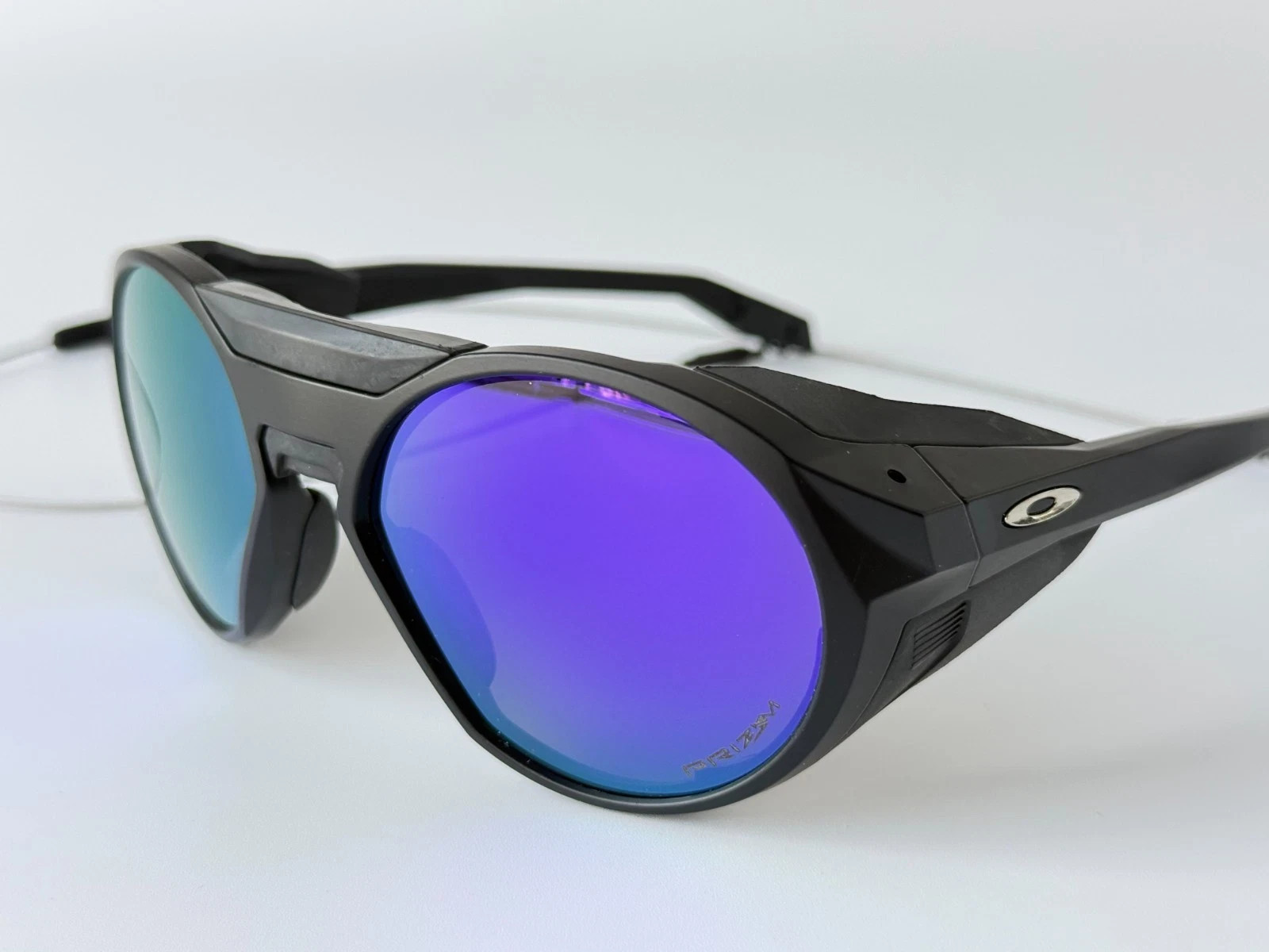 Oakley CLIFDEN OO9440 Matte Black Purple Lens Sunglass