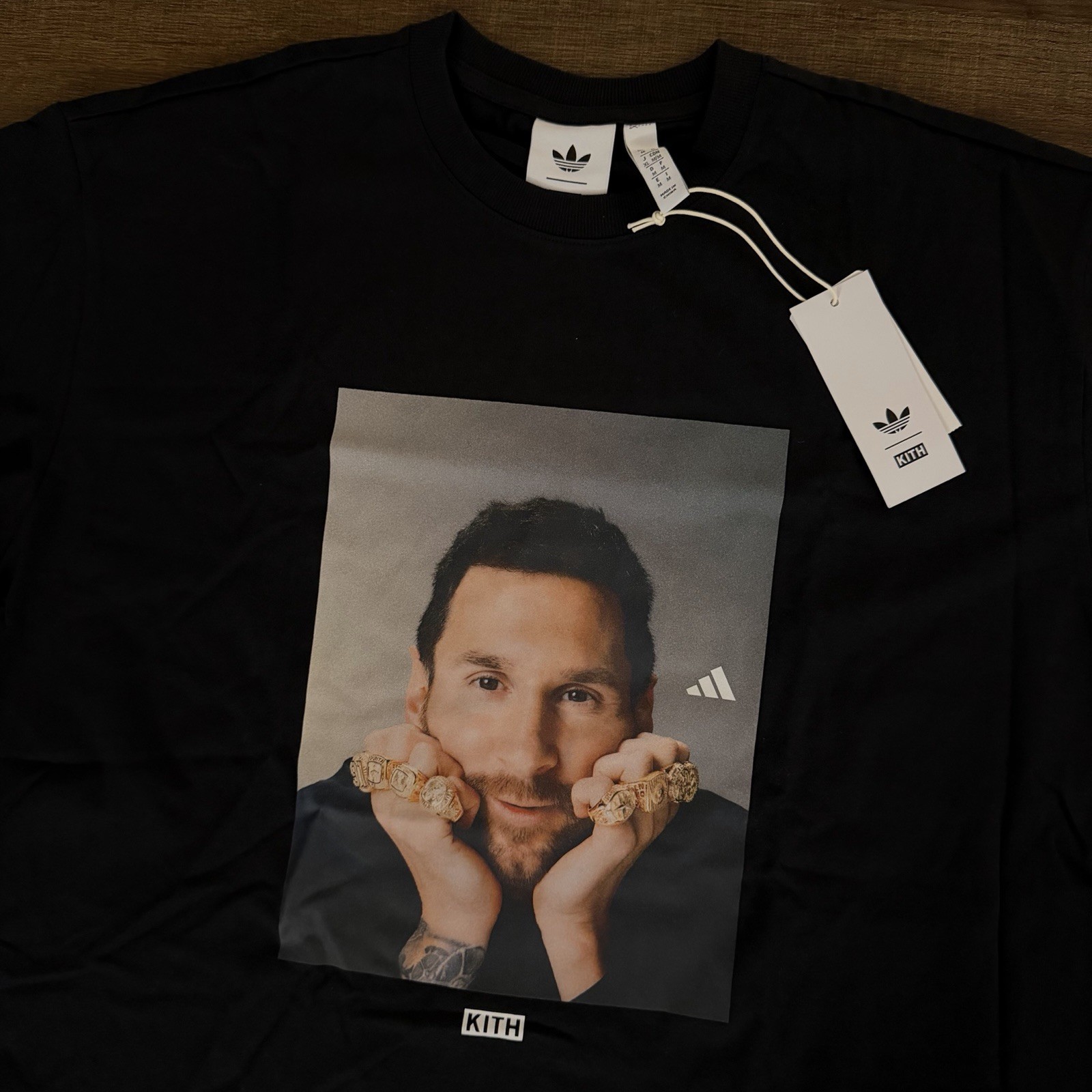 Kith & Messi For Adidas Football Graphic Tee Black