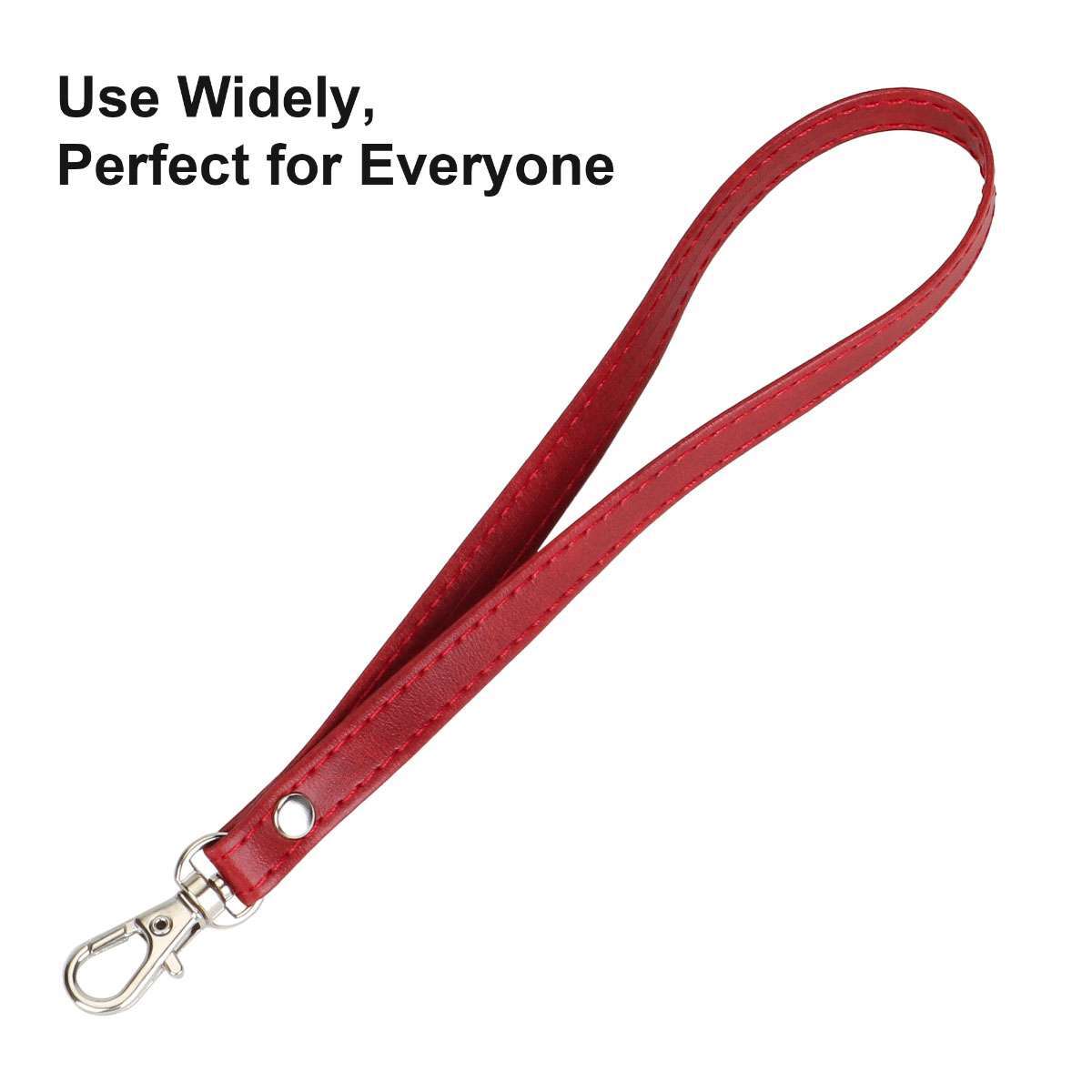 USA Leather Buckle Wrist Strap Replacement Hands-Free Wristlet for Purse Wallets
