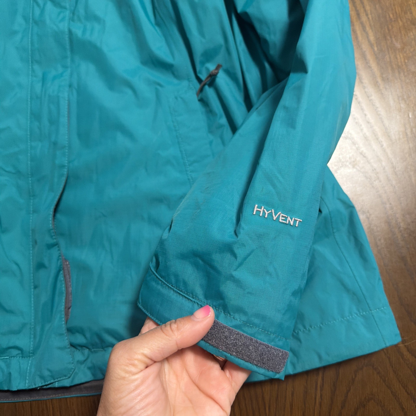 The North Face Jacket Womens HyVent 3-in-1 Waterproof Removable Poly Liner Sz L