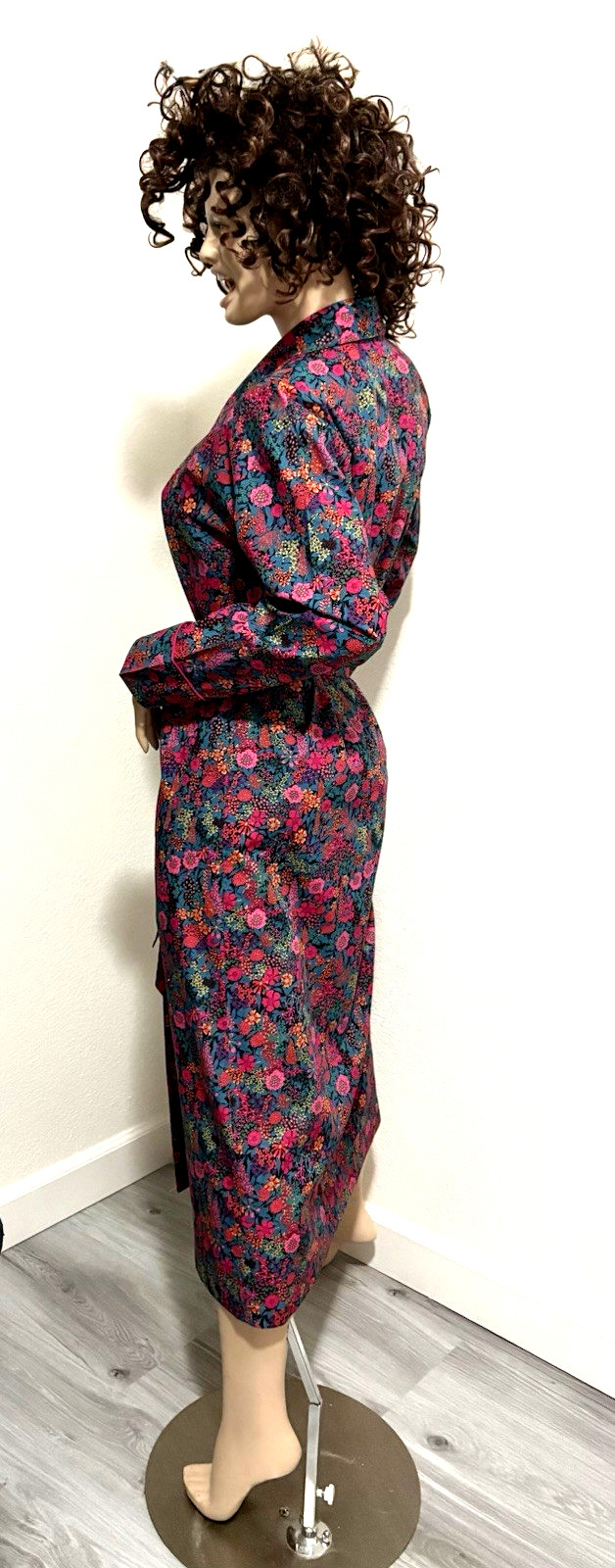LIBERTY OF LONDON CIARA TANA LAWN COTTON ROBE FLORAL PATTERN SIZE XL NEW