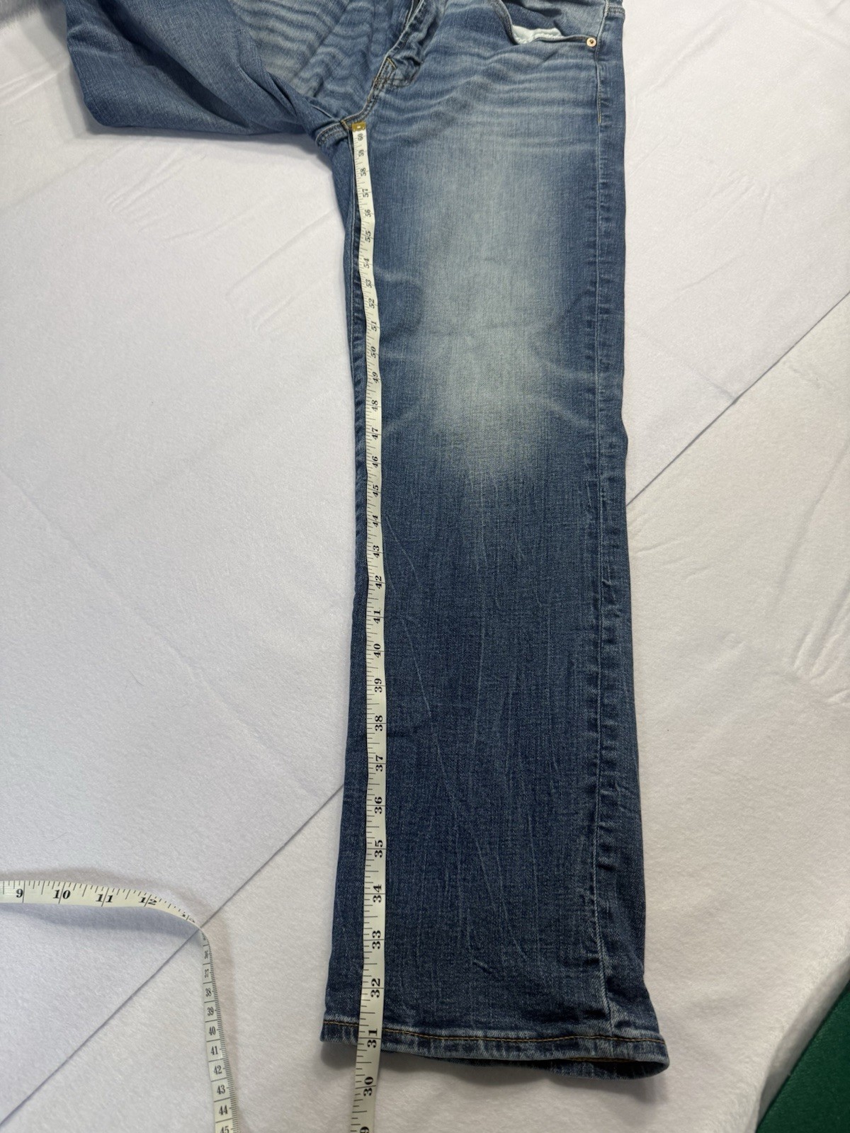 American Eagle AirFlex+ Mens Jeans 32×32 Straight Leg Stretch Denim Medium Wash