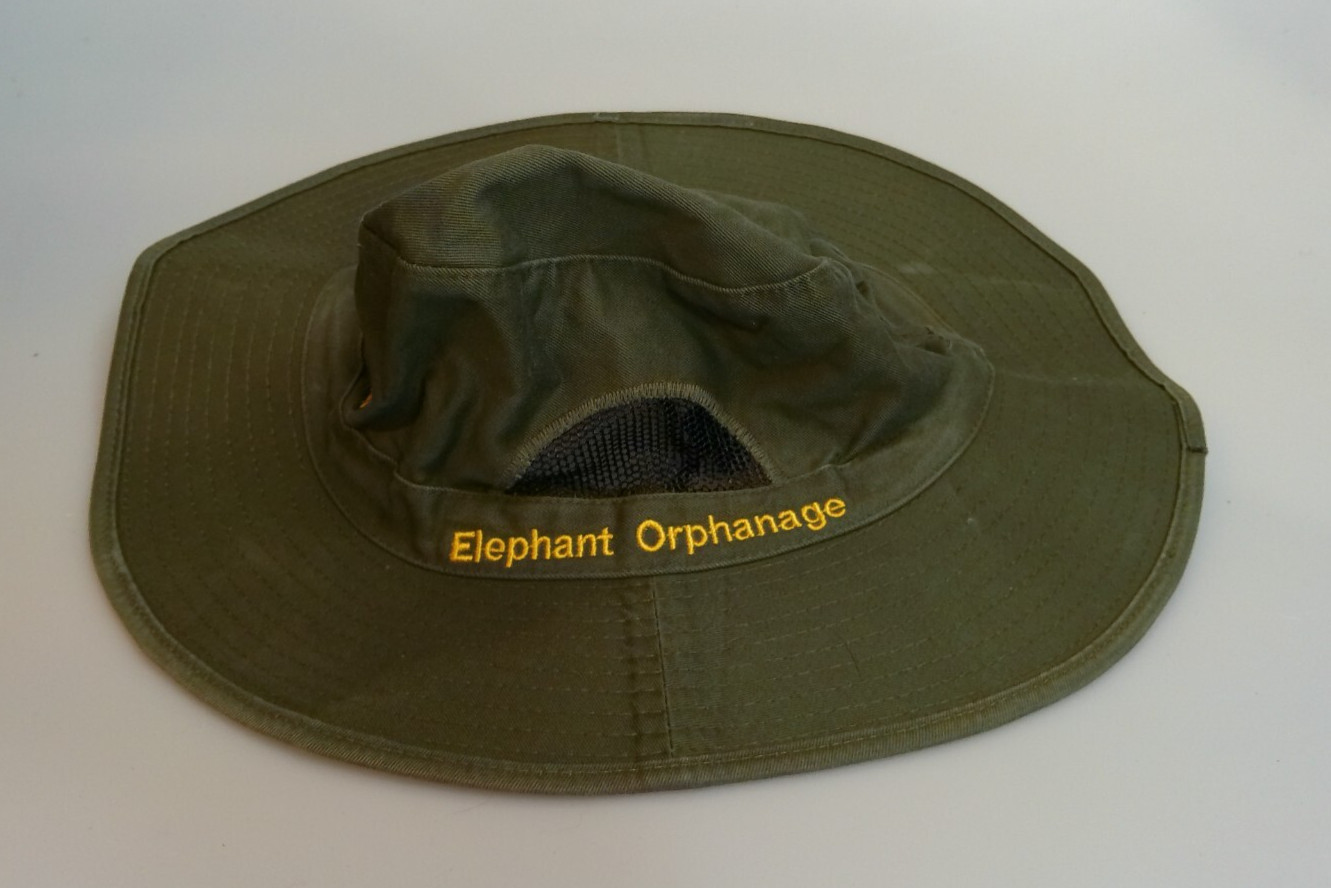 Pinnawala Sri Lanka Elephant Orphanage Safari Hat Olive Green Boonie Hat Large