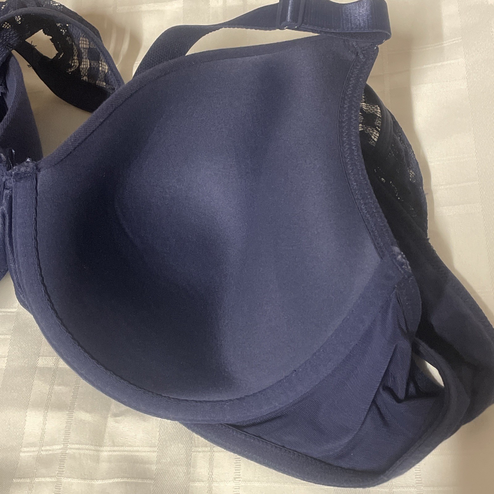 Cacique 98% Cotton Size 44C Full Coverage Stretch Lane Bryant Blue
