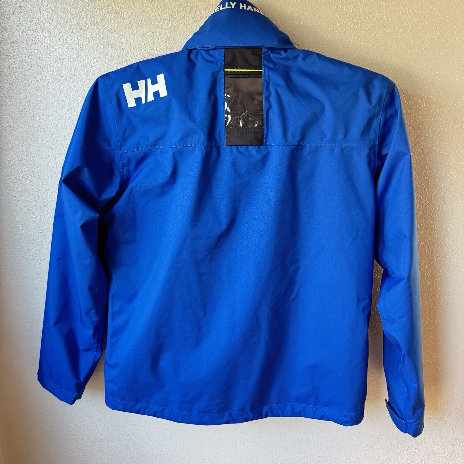 Helly Hansen Jacket Mens Medium Blue Crew Midlayer Soft Shell Fleece Sailing