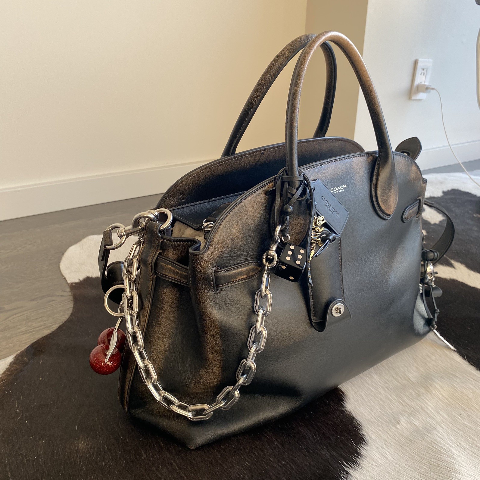 Coach Soft Empire Carryall Bag 40 In Loved Leather