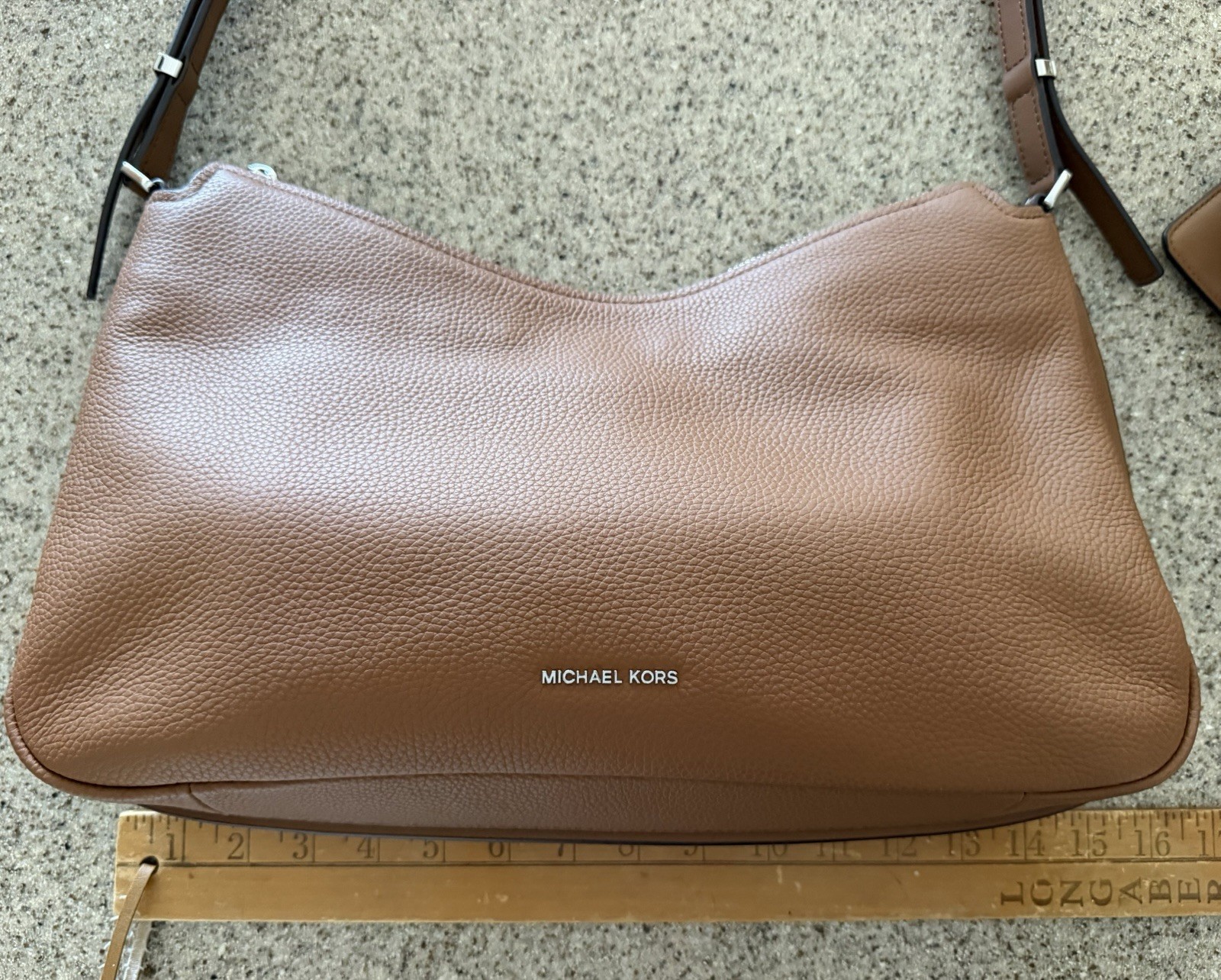 Michael Kors Medium Nolita Luggage Leather Shoulder Bag
