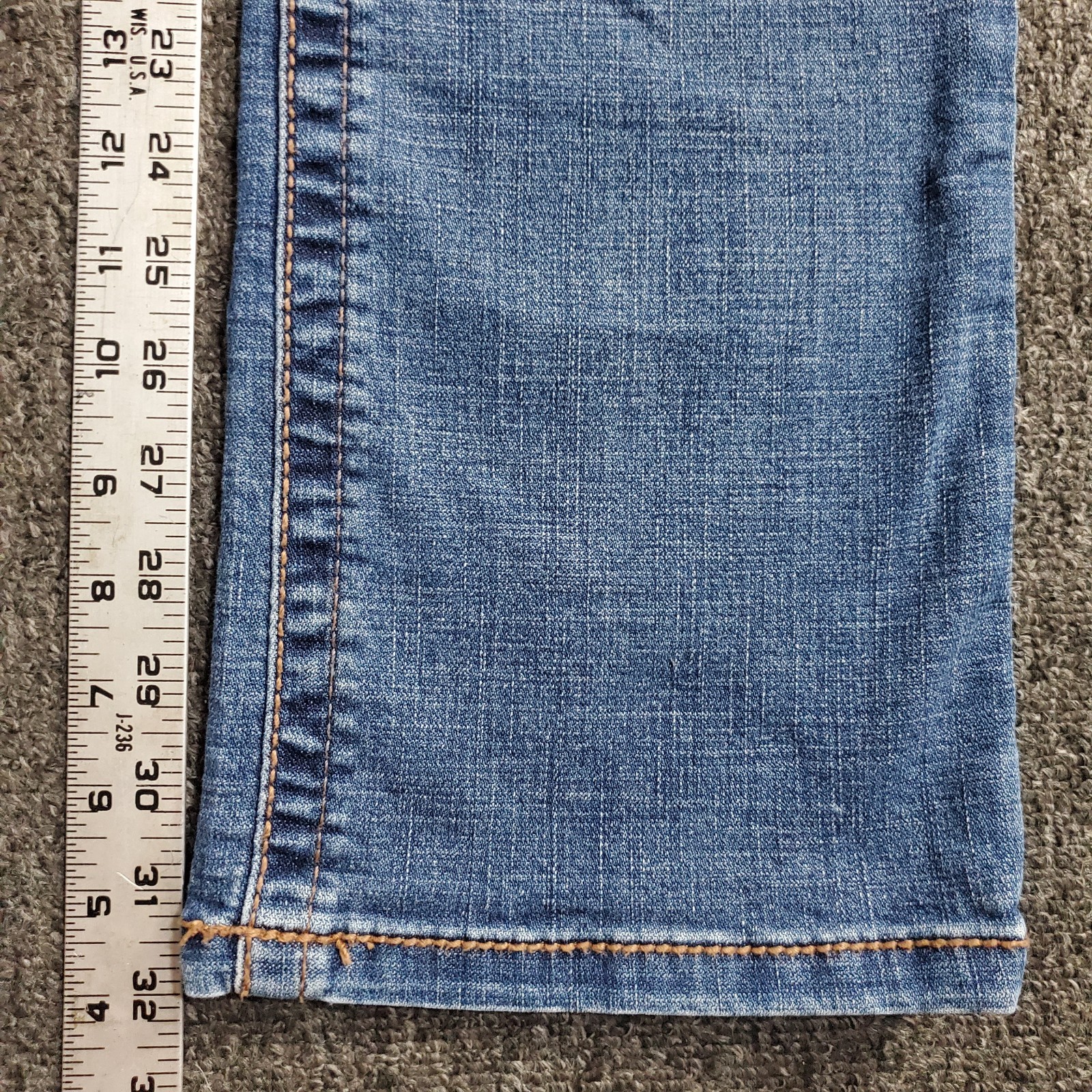 Wrangler Willow Jeans Womens 1×34 Blue Ultimate Riding Medium Bootcut Fit 26×32