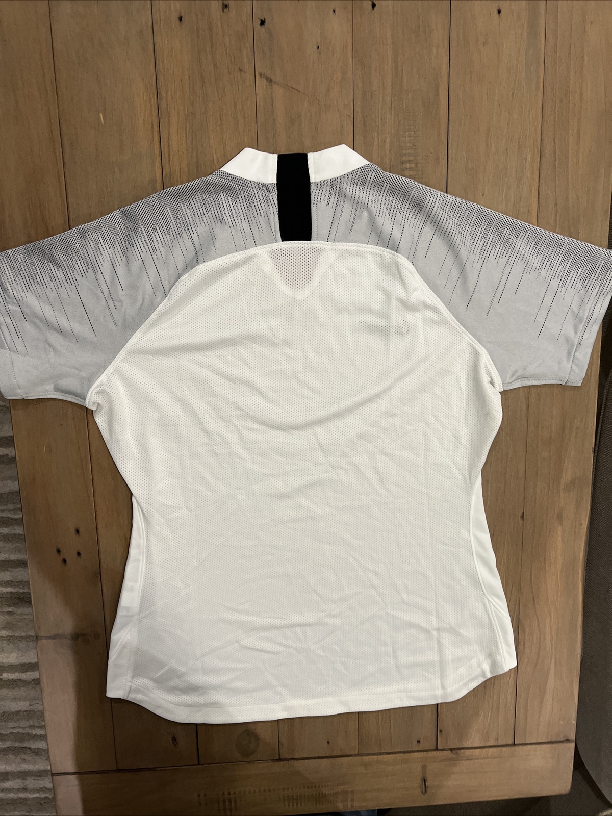 Nike Dry Strike Soocer Jersey Women’s Medium White Shirt AJ1150 Gray Goalie