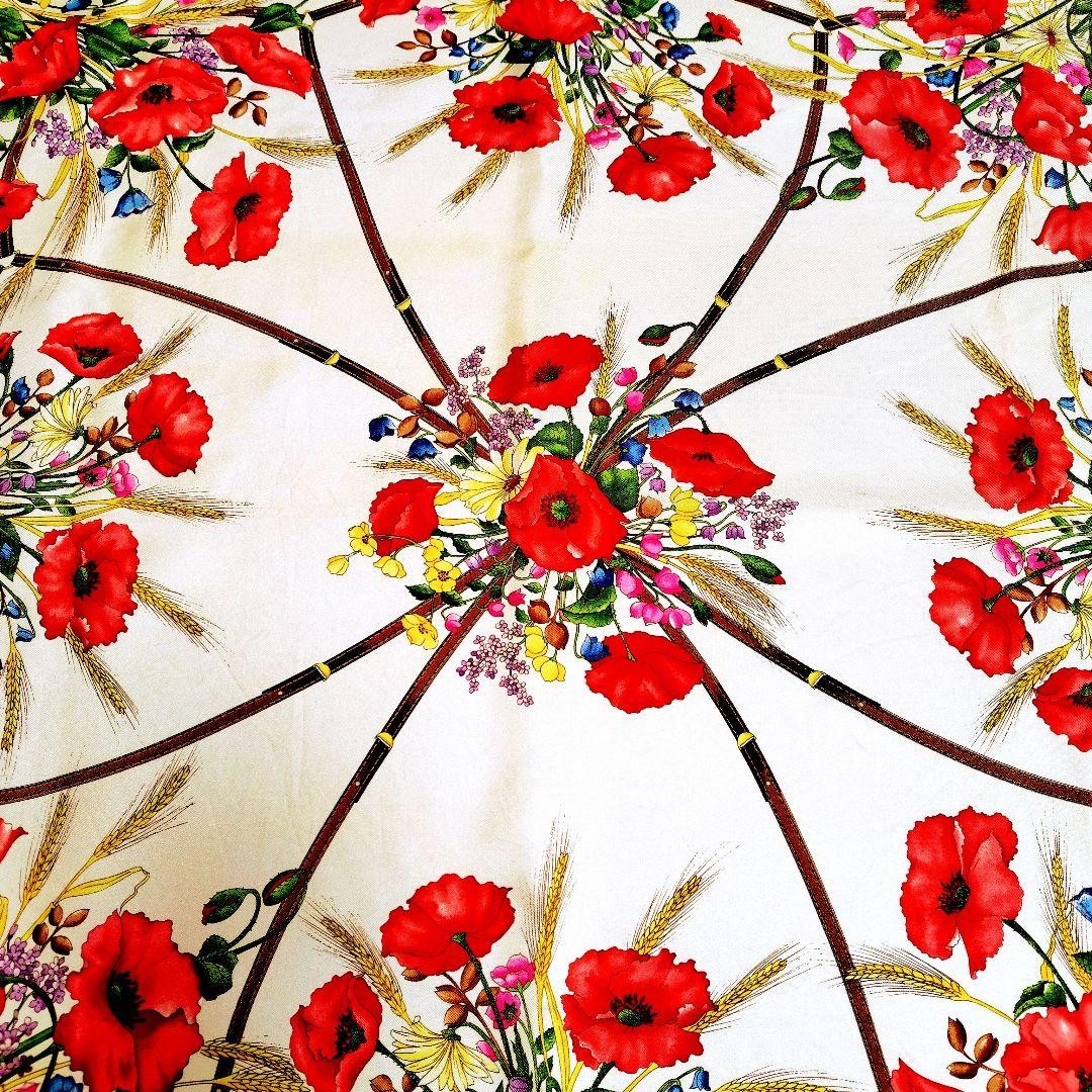 GUCCI Floral Silk Scarf Stole 82cm Multicolor Women’s for Present from JAPAN