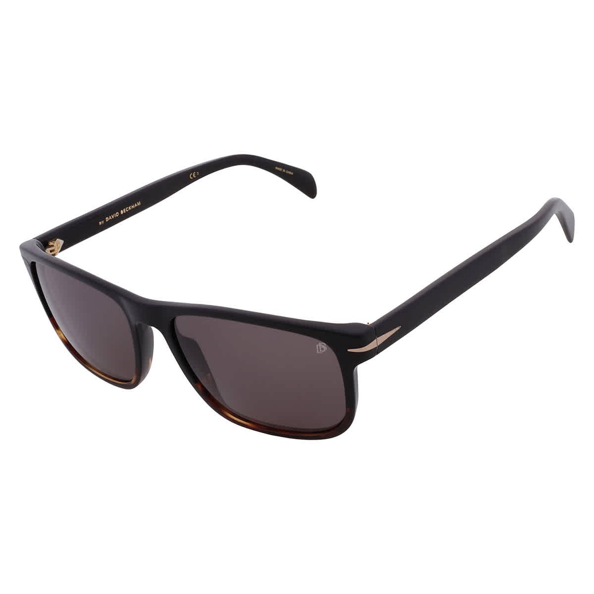 David Beckham Grey Square Men’s Sunglasses DB 1060/S 037N/IR 57 DB 1060/S