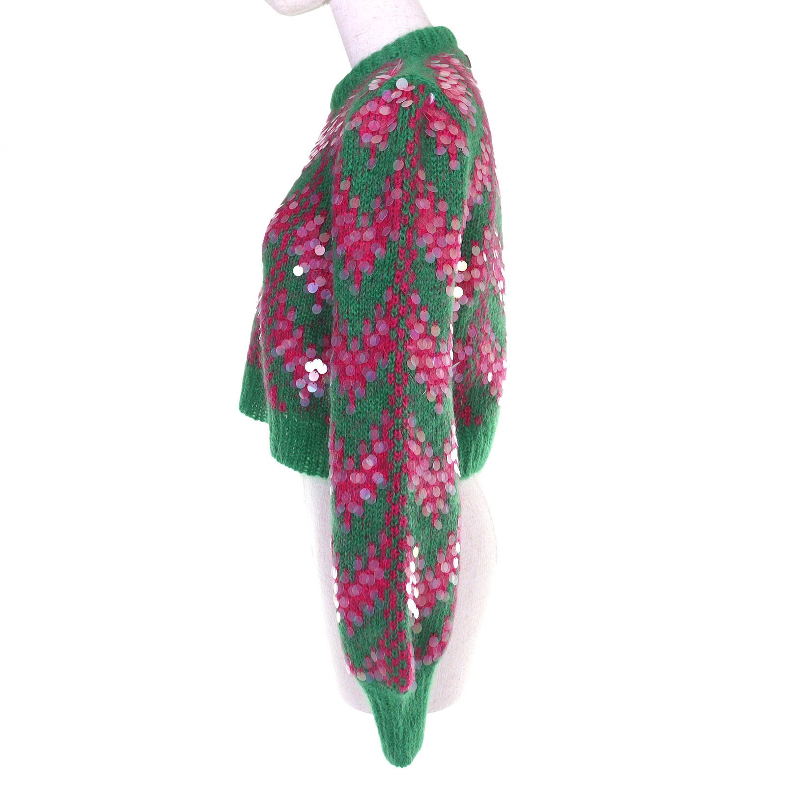 Gucci Sequined Mohair Blend Knit Top – DUTY FREE